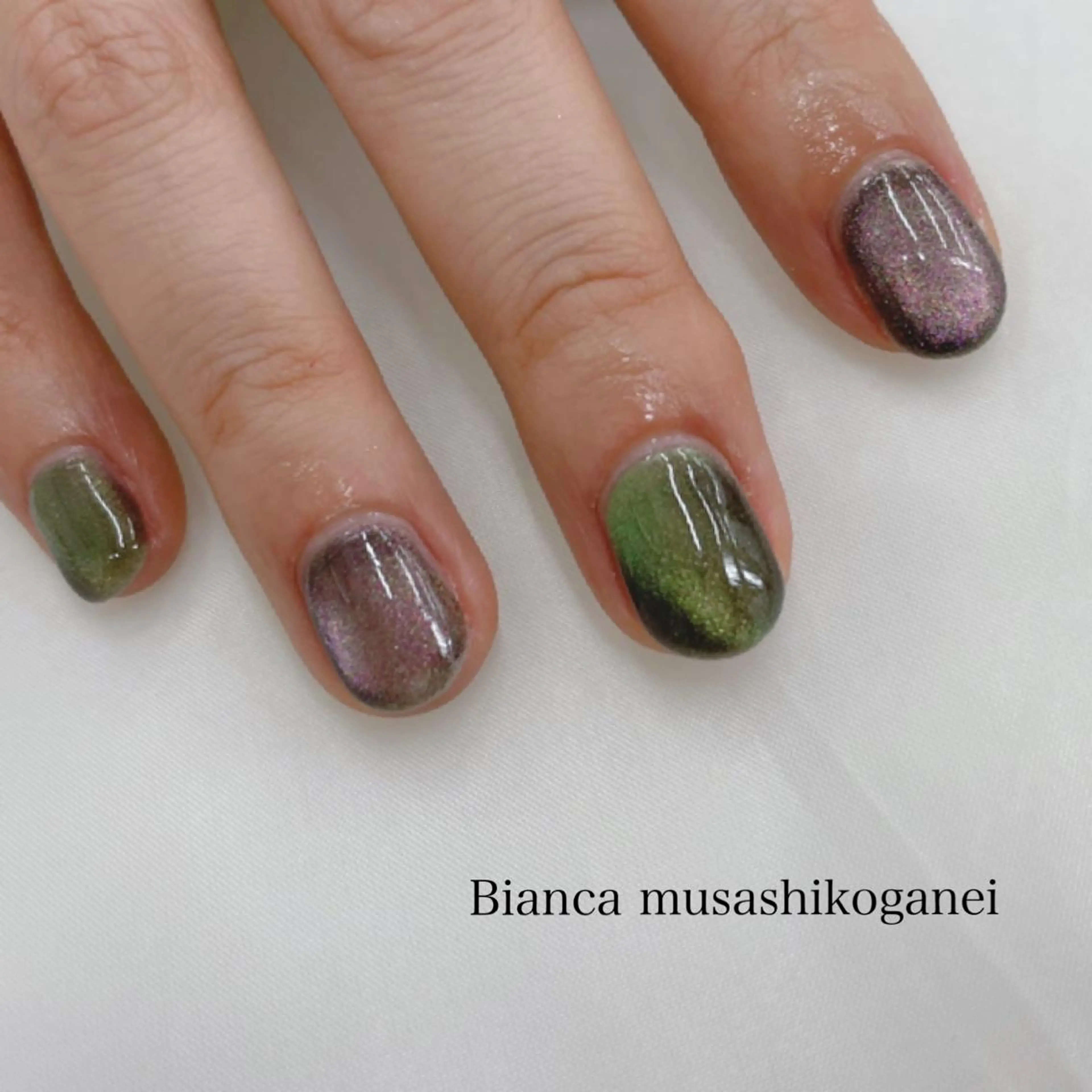 ネイル マグネットネイル ビアンカ武蔵小金井 ほしののネイルデザイン