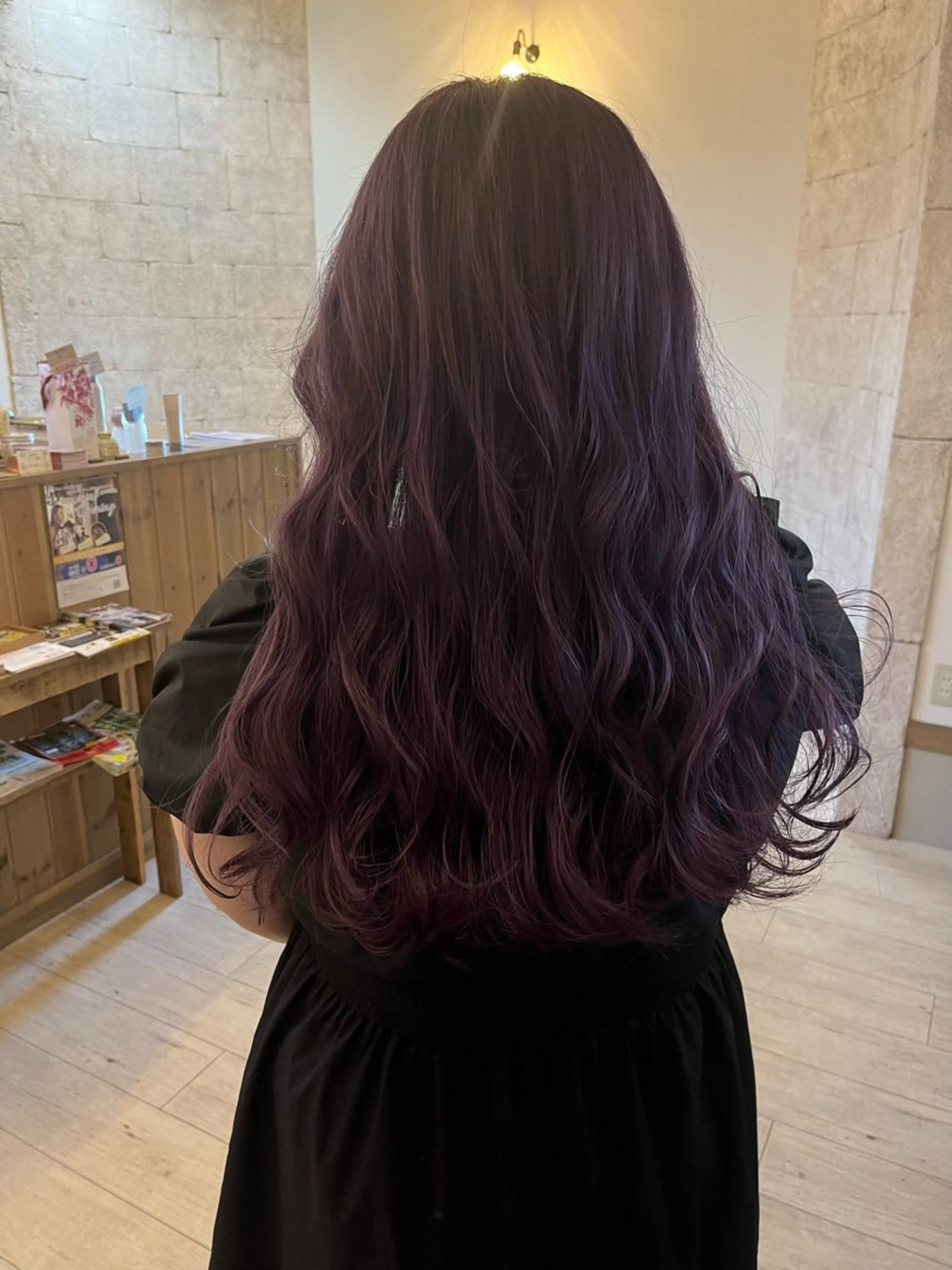 ロング カラー Agu hair time所属・time_ メラニーのヘアスタイル