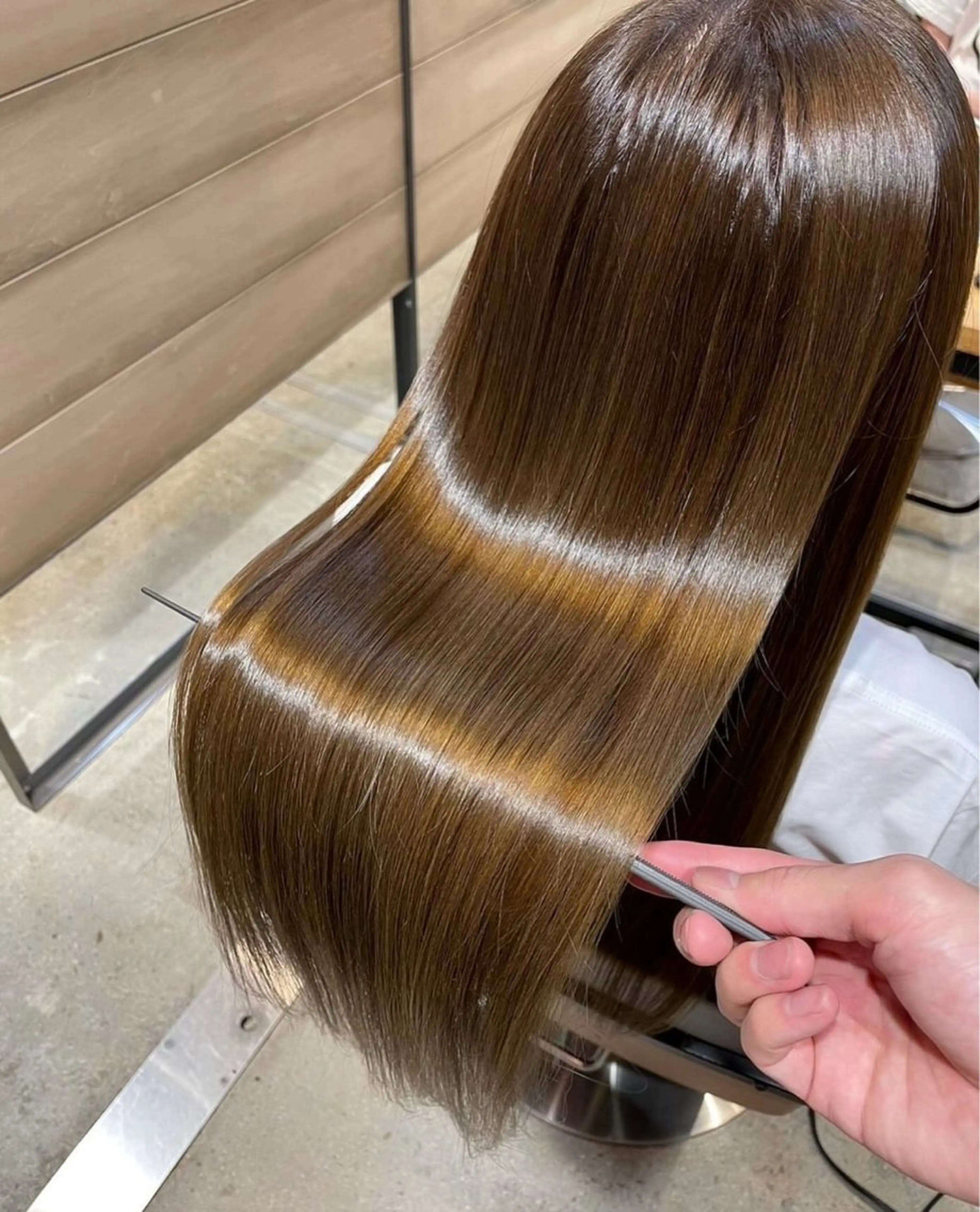 ミディアム トリートメント 韓国/ワンホンヘア 髪質改善/MaCoのヘアスタイル