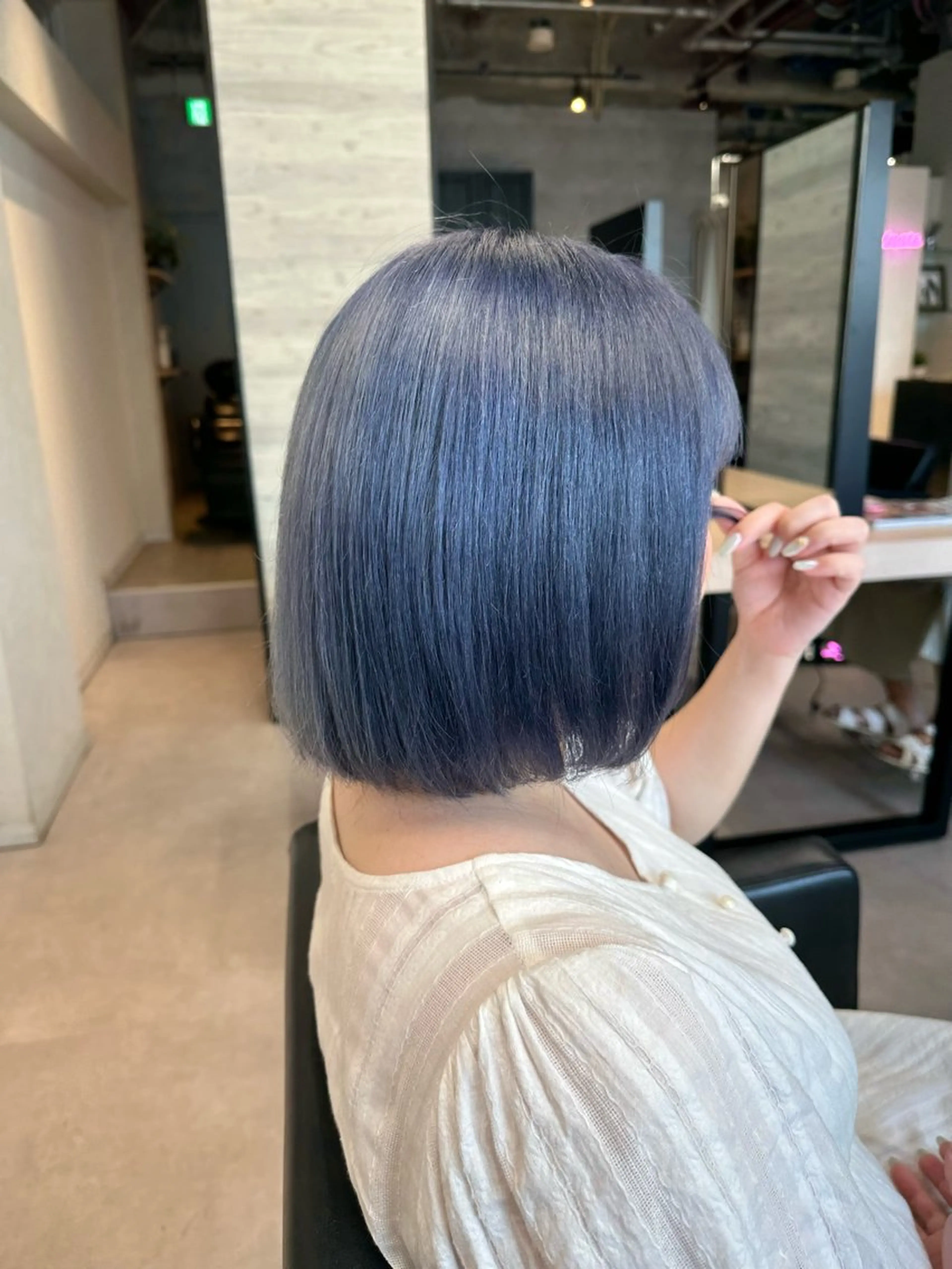 ショート カラー アディクシーカラー ブリーチ ダブルカラー 縮毛矯正 🪞個室サロン/韓国 艶髪/keito🪞のヘアスタイル