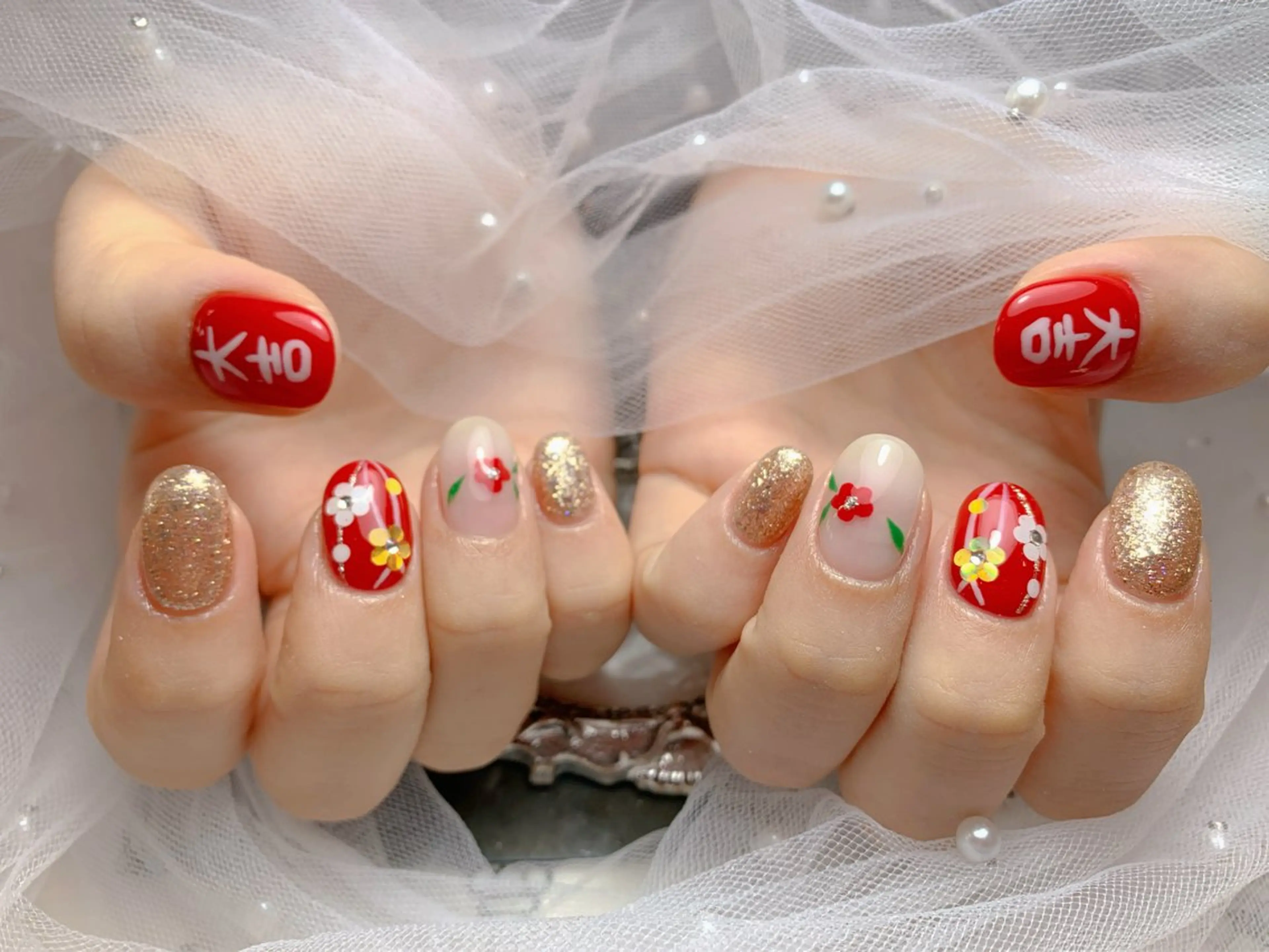 ネイル ハンドネイル マジックミラー所属・マジック ミラーのネイルデザイン