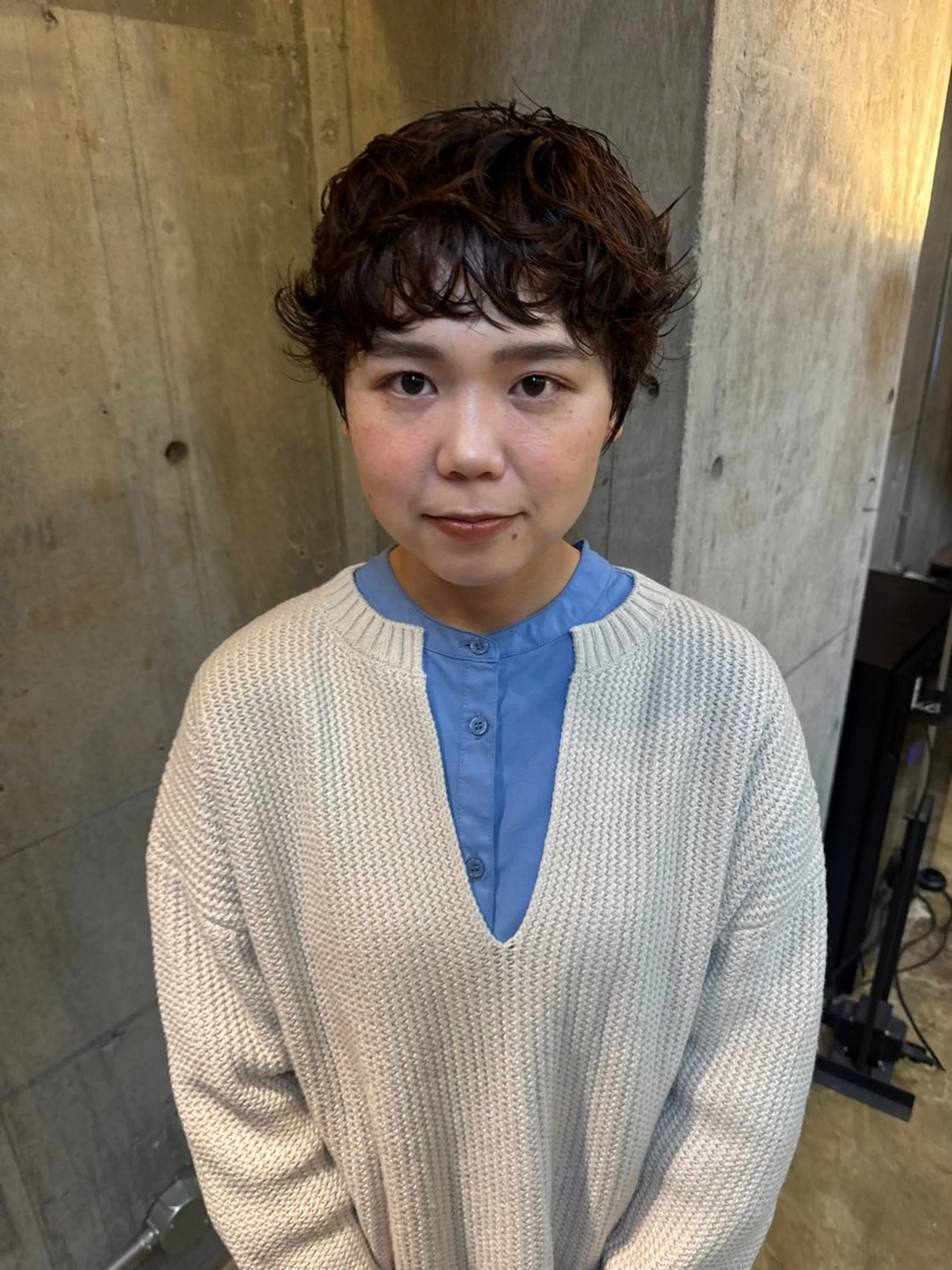 ショート カラー パーマ ショートヘア カット ヘアカラー パーマ 🍈yurina 福岡/パーマ🍈のヘアスタイル