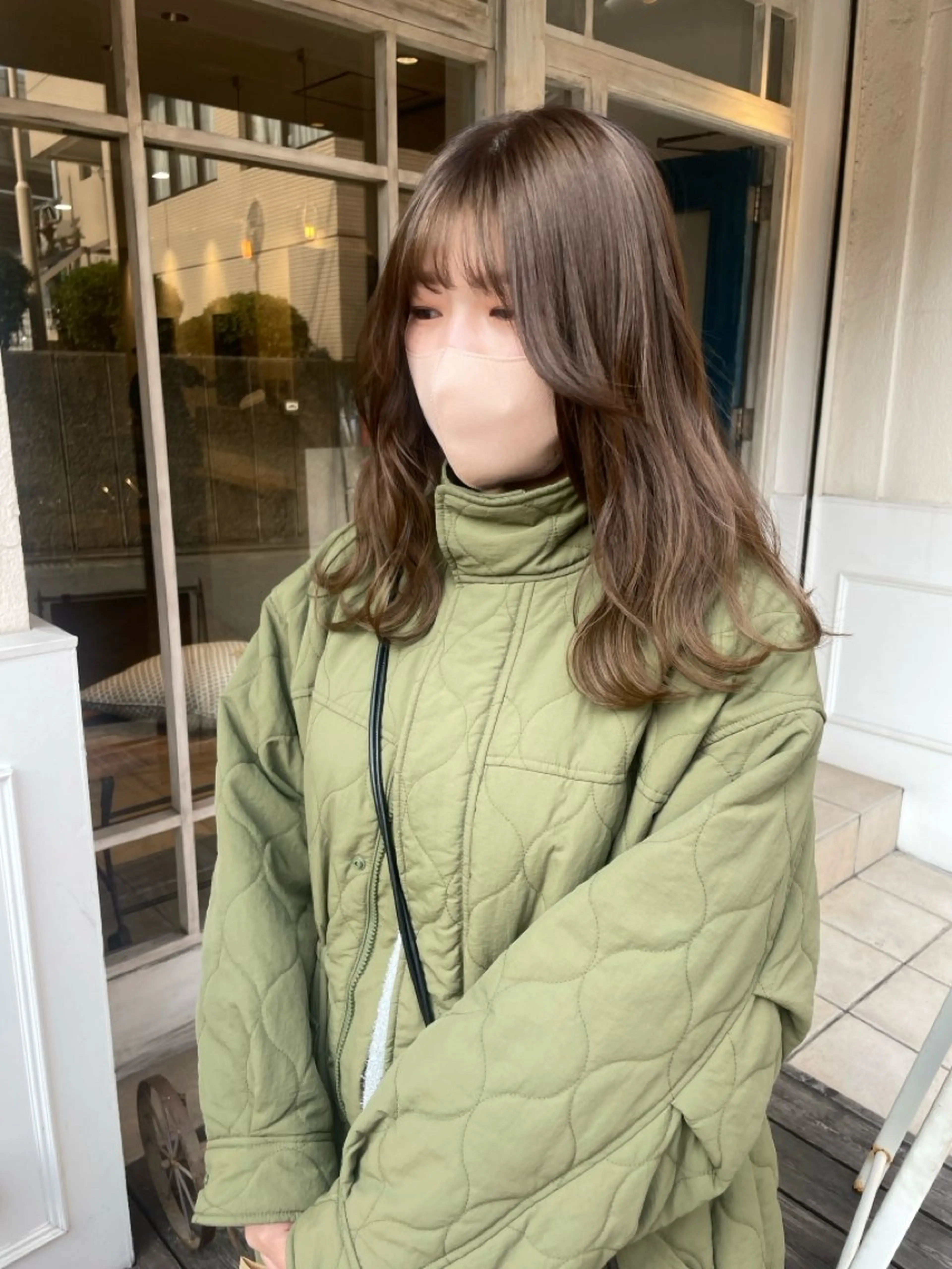 ロング カラー 🙃 透明感カラー/ボブのヘアスタイル