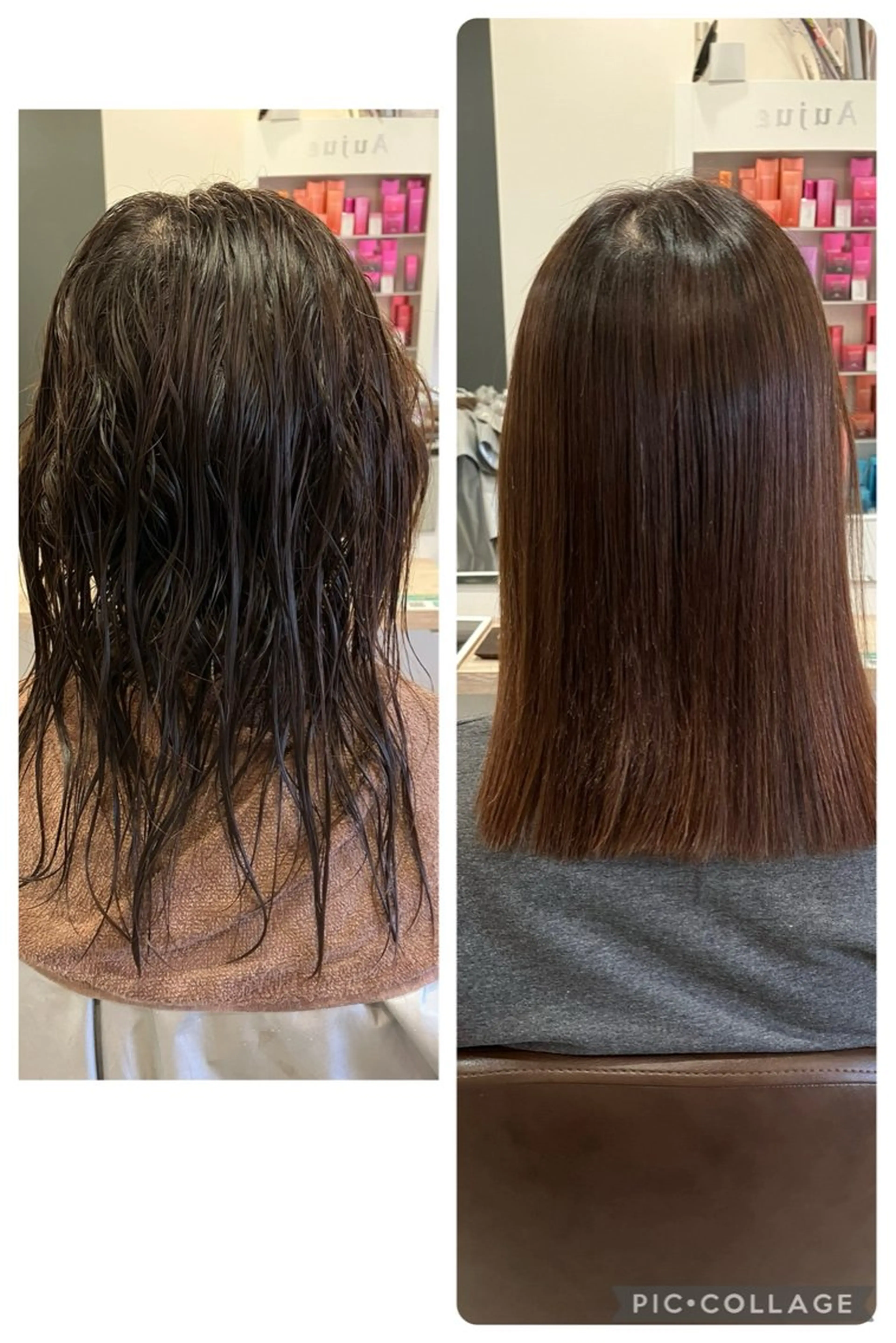 ミディアム パーマ 髪質改善 縮毛矯正 ツヤ髪🌕縮毛矯正 長谷川勇人のヘアスタイル