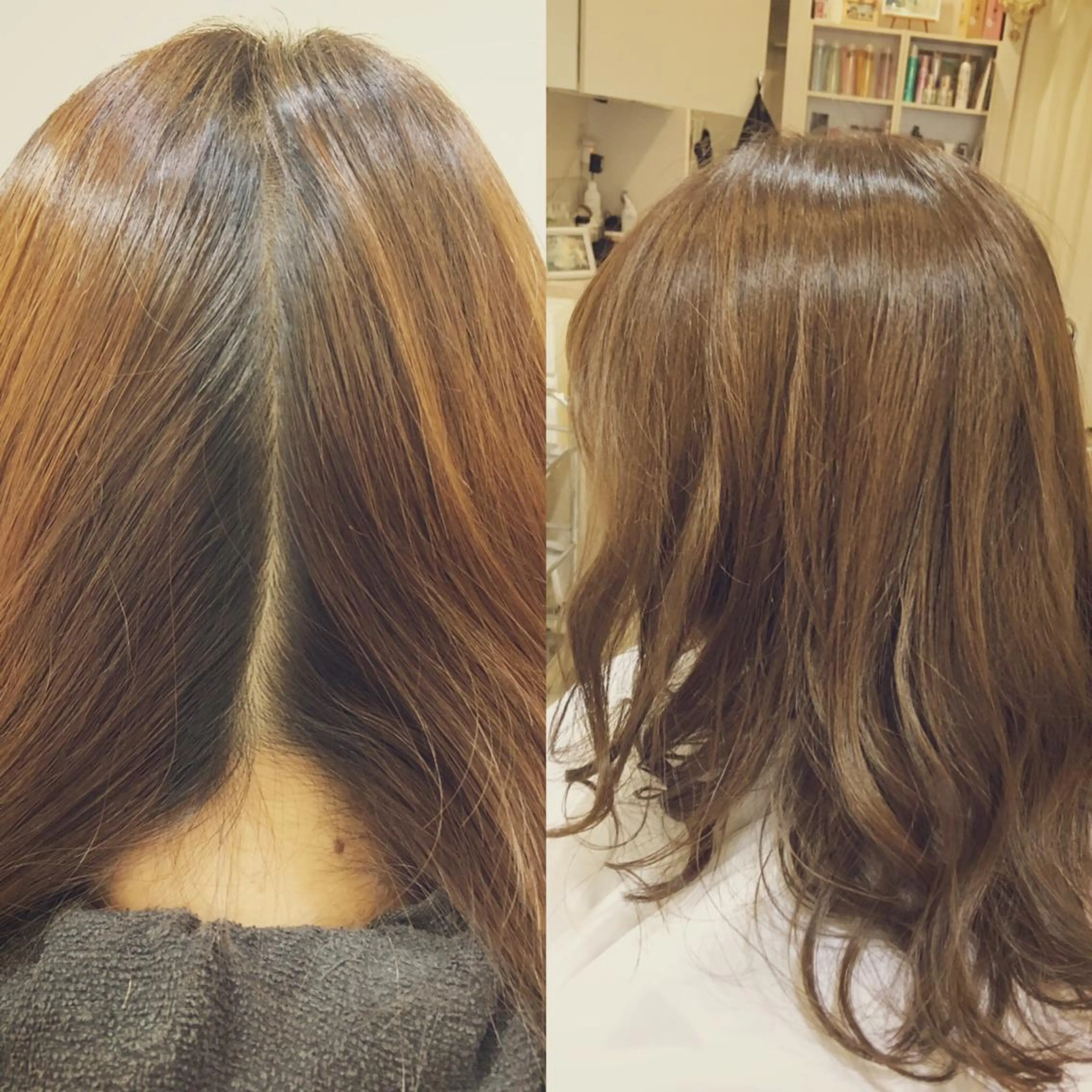 4月15日まで ミニモ限定おしゃれぞめor白髪染め＋トリートメント（シャンプー&ブロー込み）の写真