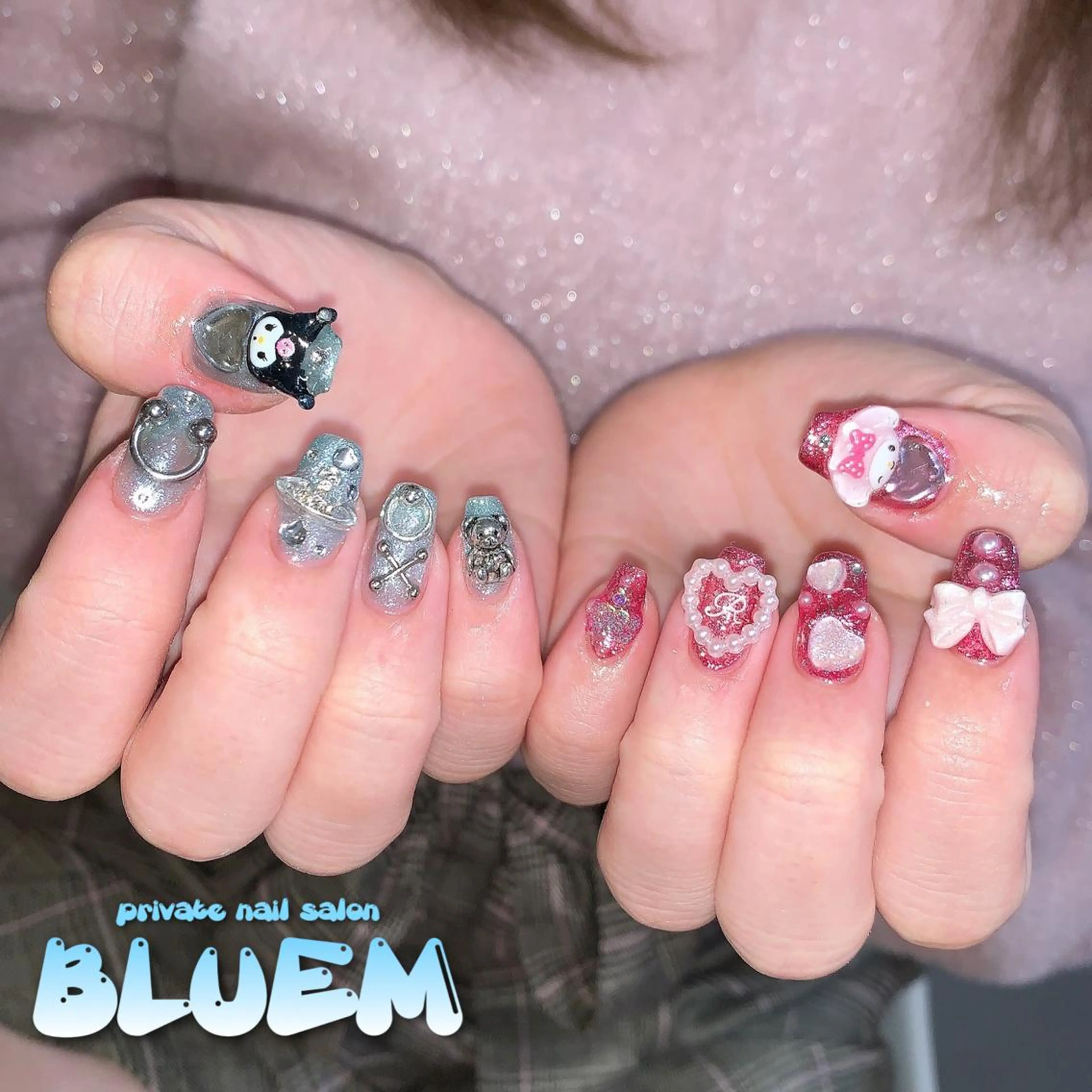 ネイル ハンドネイル BLUEM なな🐶のネイルデザイン