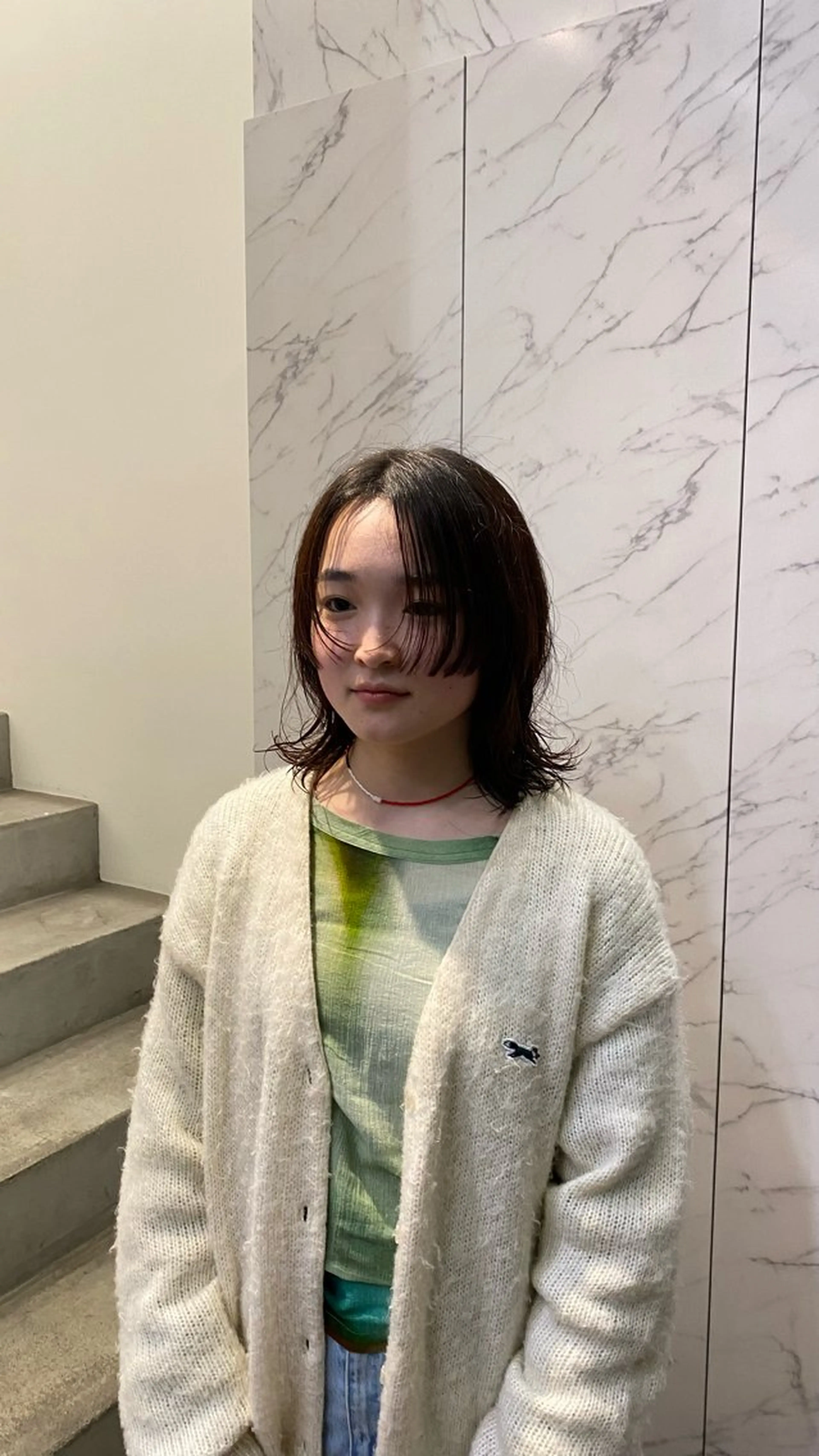 ミディアム パーマ マツザキ マナトのヘアスタイル