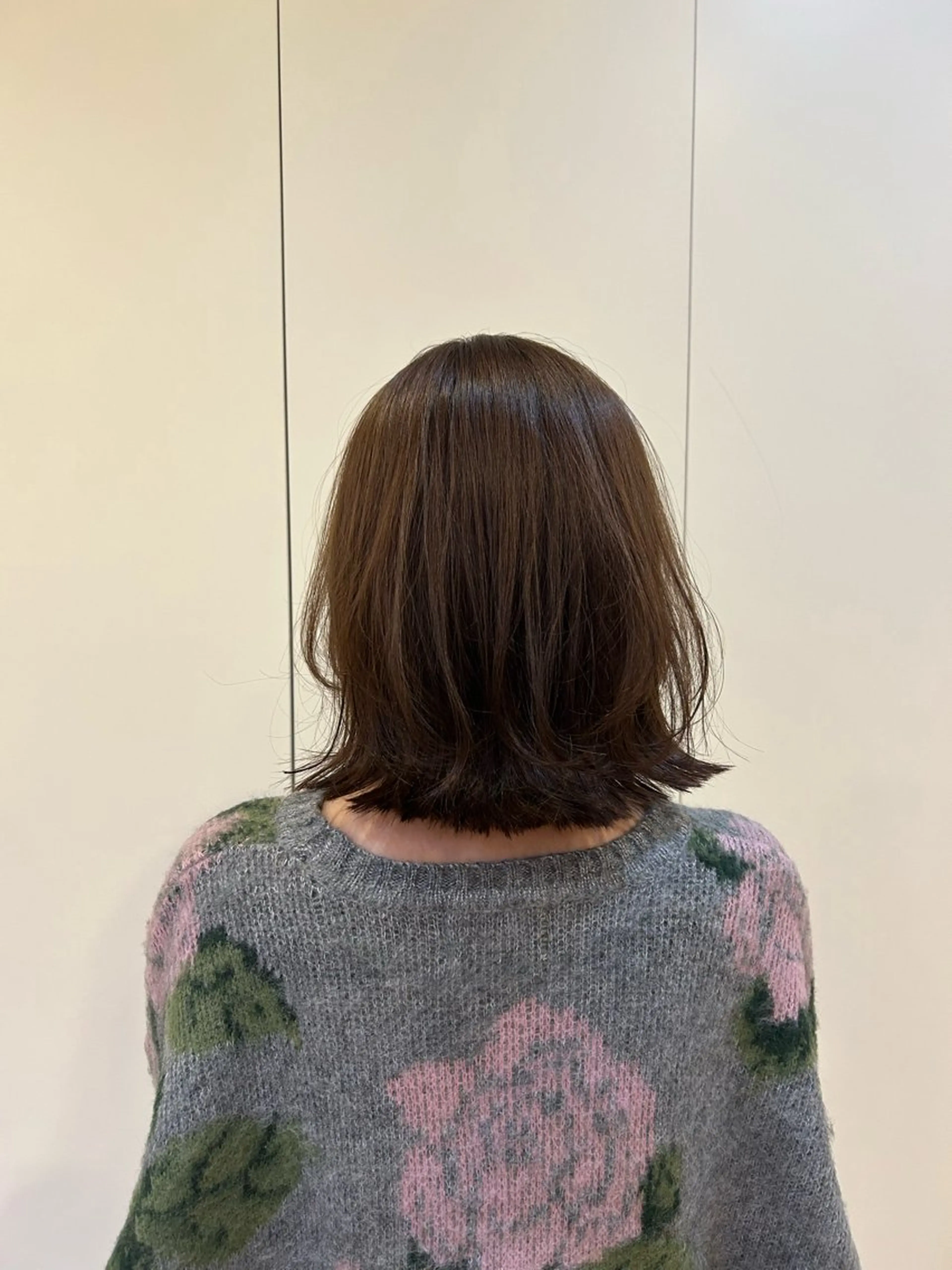 ミディアム ボブレイヤー ボブ レイヤーカット カット CINNAMON所属・カットモデル レイヤーカット/ボブのヘアスタイル