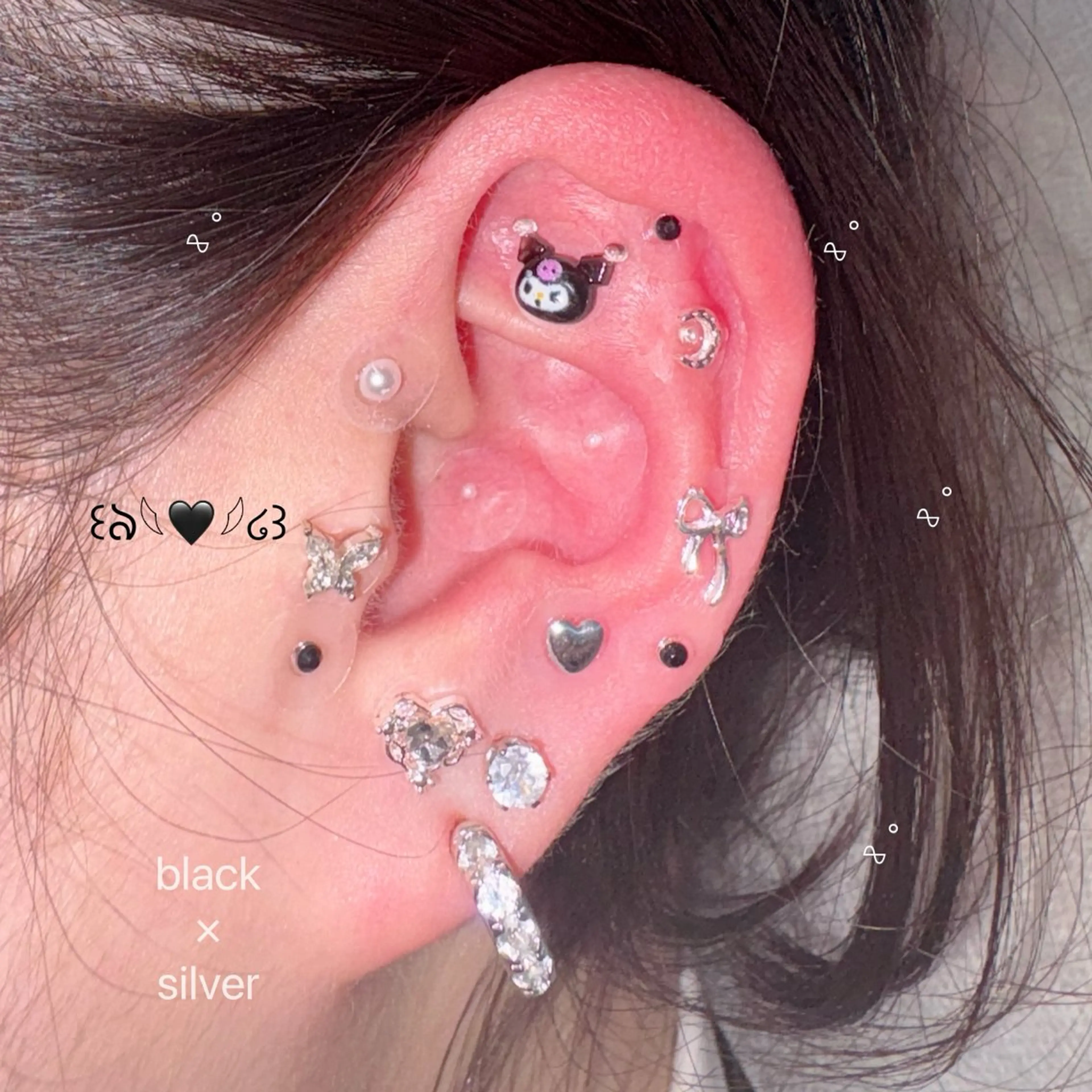 耳ツボジュエリーやり放題👂🎀の写真