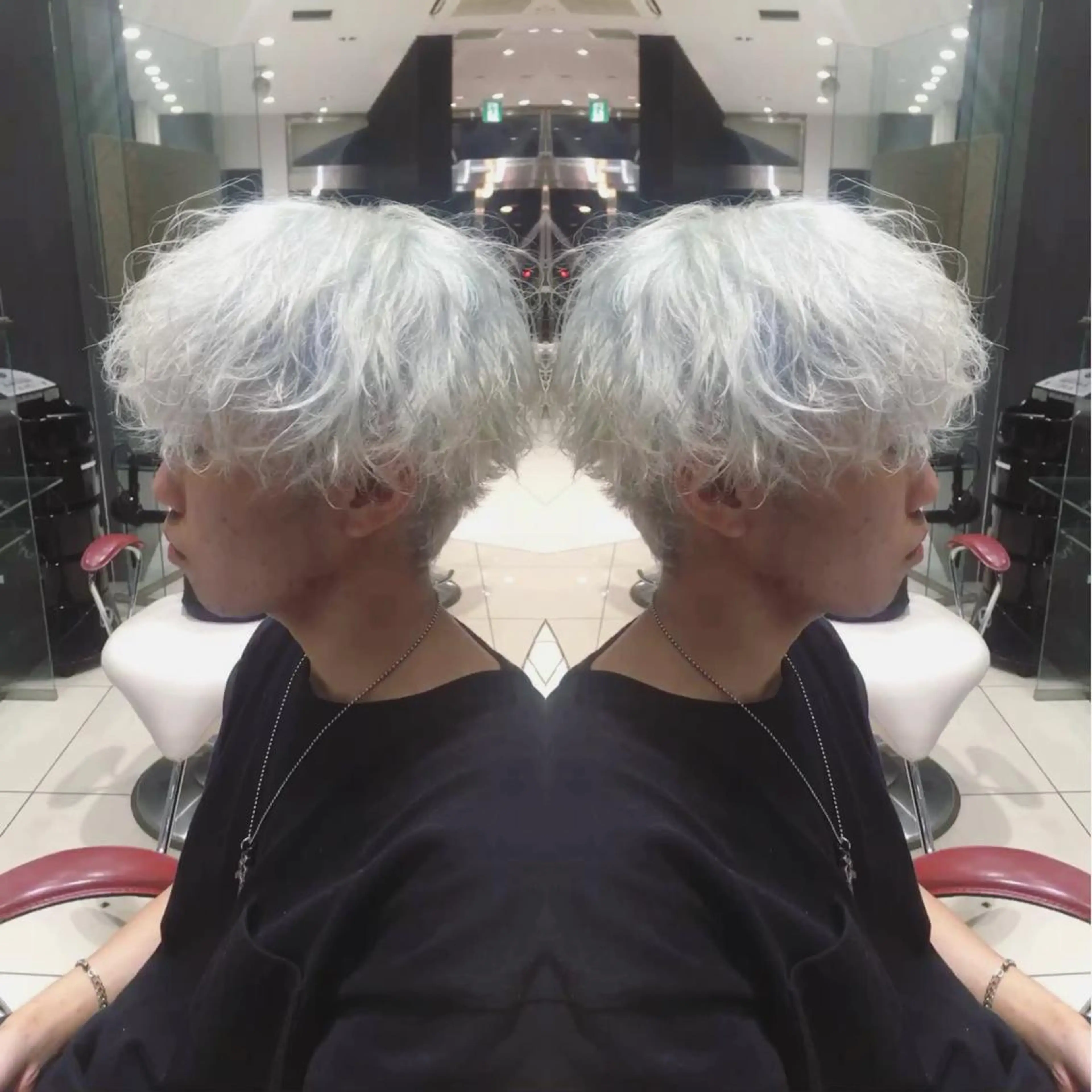 ショート カラー ヘアアレンジ メンズ メンズブリーチ ブリーチ 🇺🇸海外ヘア 🇰🇷MASANOのヘアスタイル