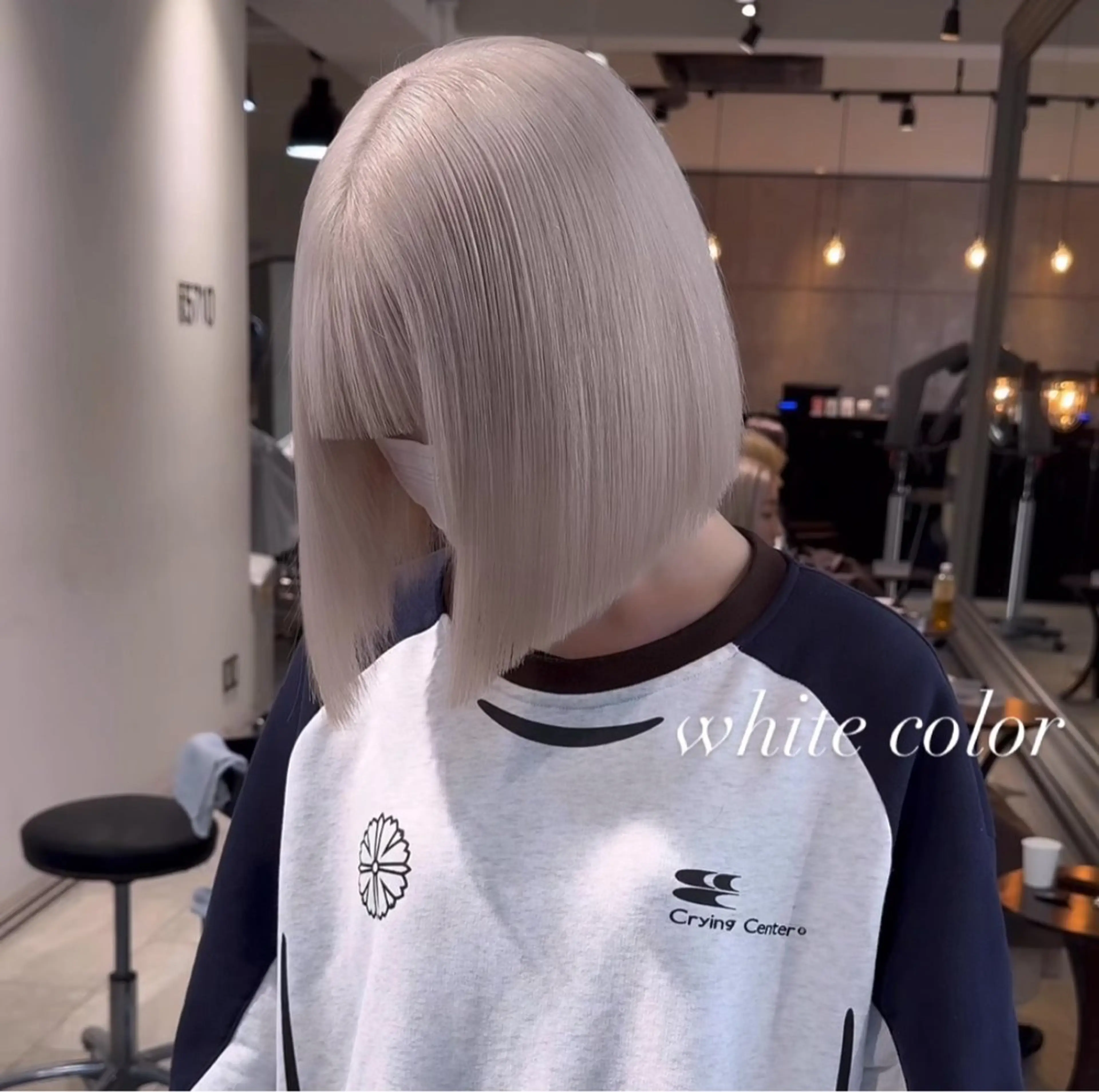 ミディアム カラー カット ヘアカラー トリートメント ヘアセット 💜ハイトーン💛 マジカルかいちゃんのヘアスタイル