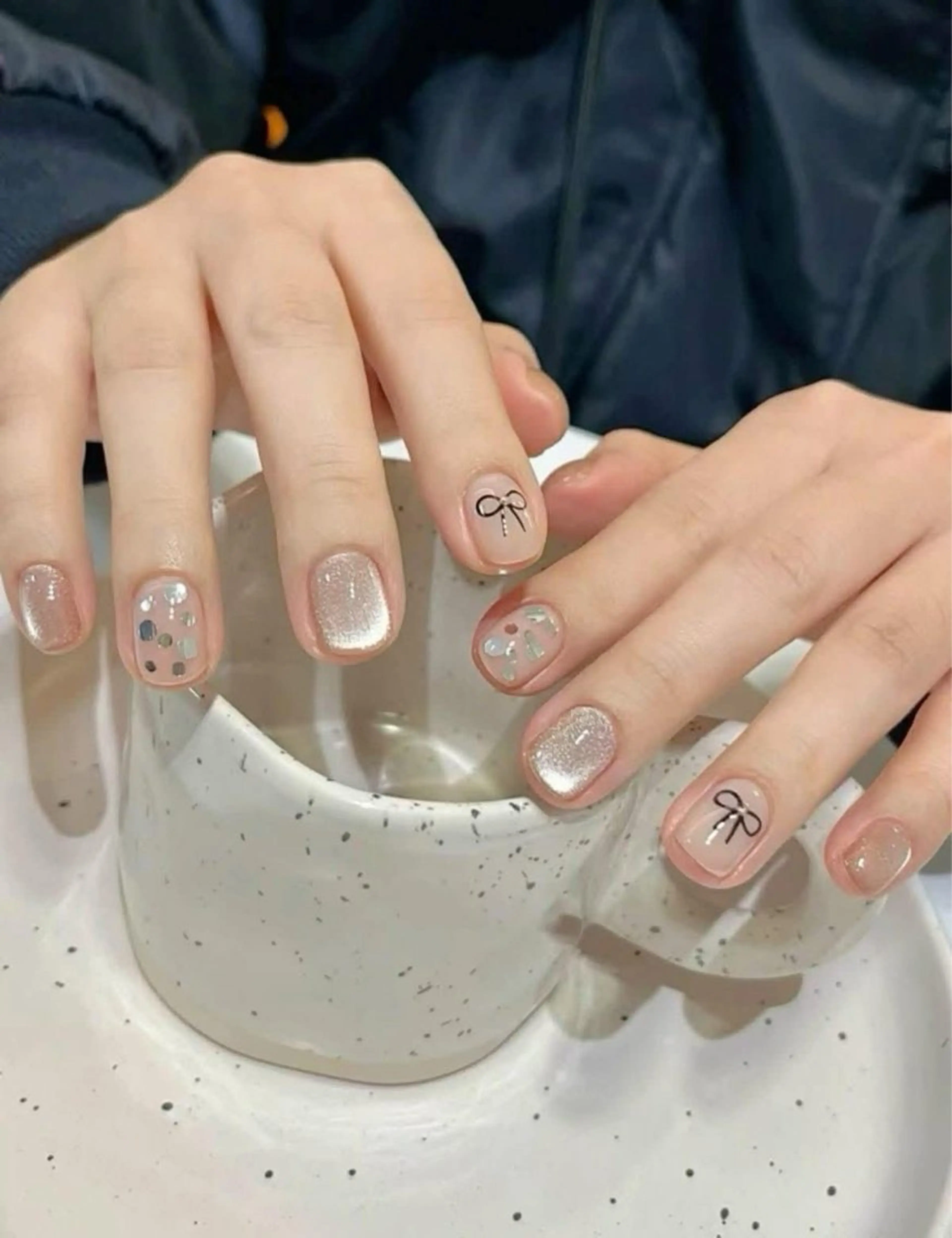 ネイル アートネイル 成人式 ジェルネイル ニュアンスネイル ネイルチップ Kora Nailのネイルデザイン