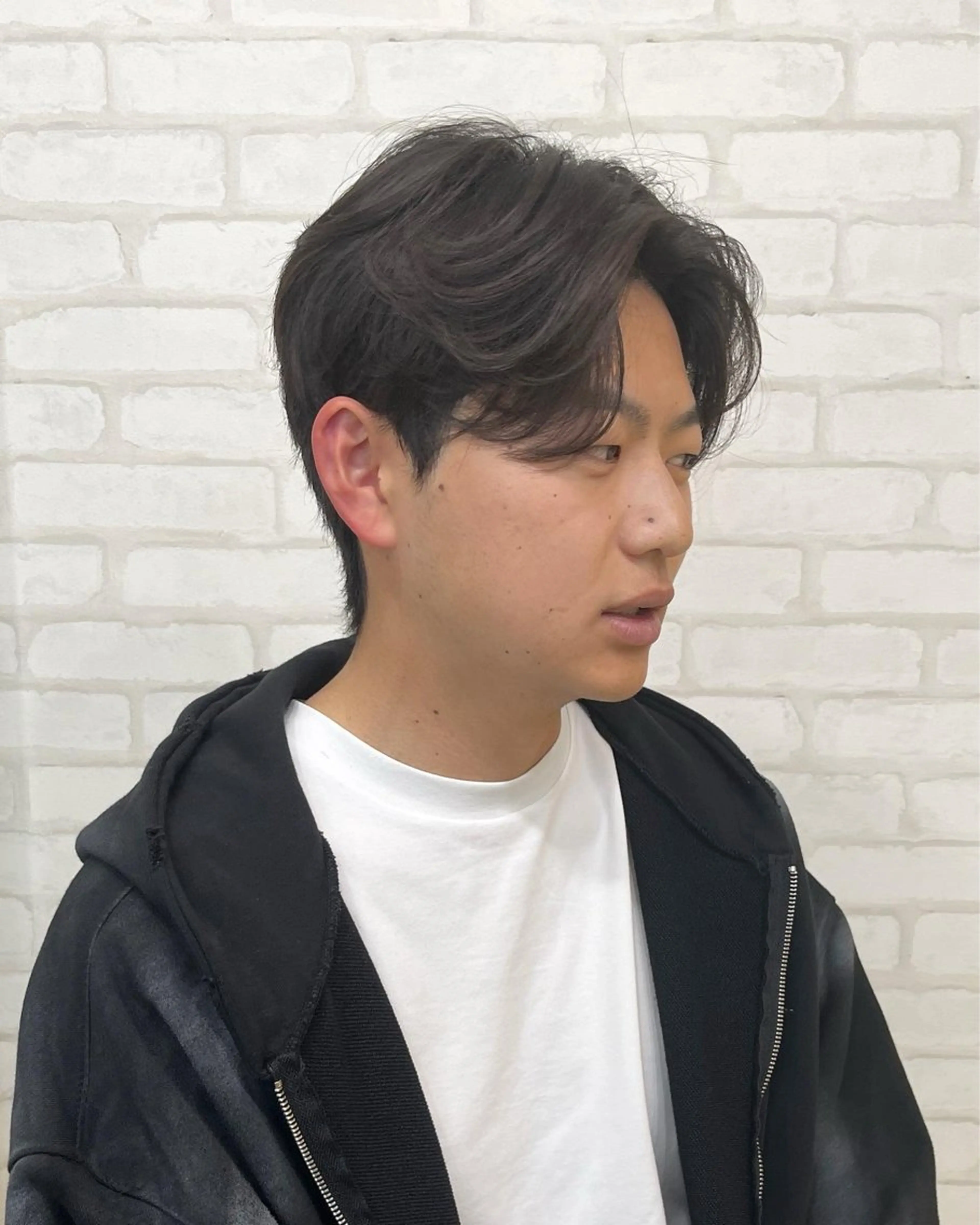 カット＋ダウンパーマ 全体の場合＋1500円の写真