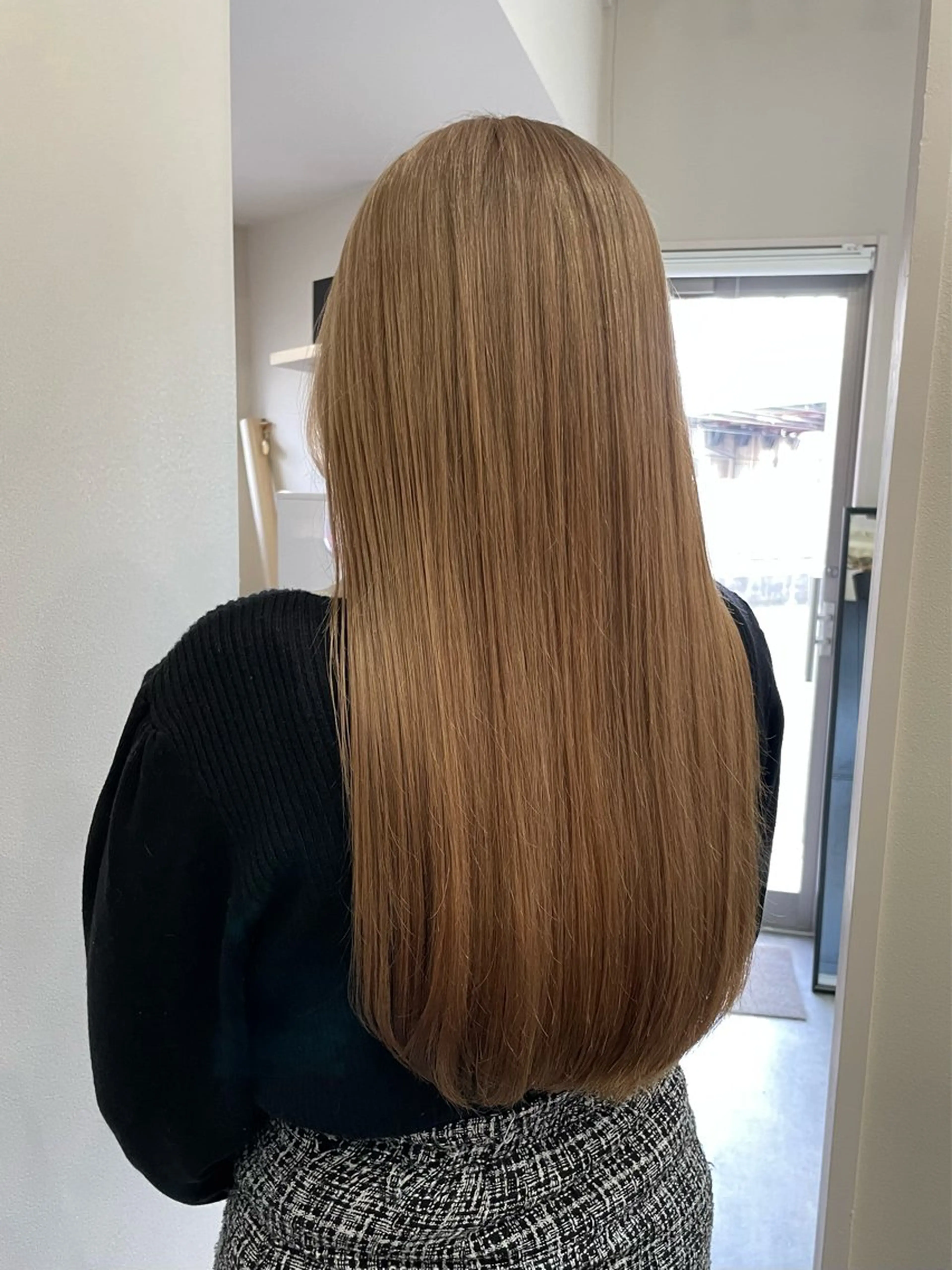 ロング カラー ブリーチ ハイトーンカラー トリートメント 𓍯 Riho𓍯のヘアスタイル