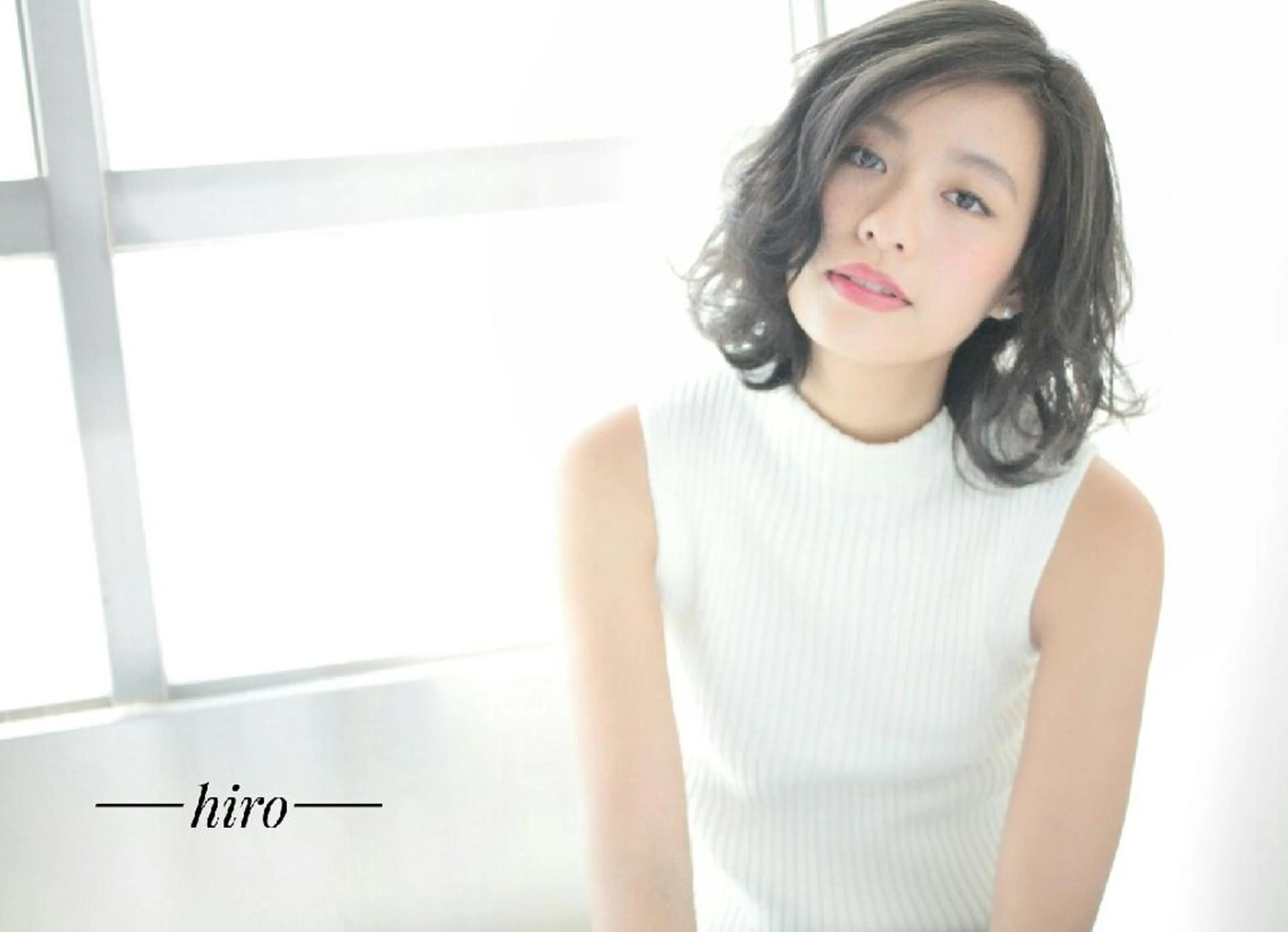 ミディアム セミロング カラー パーマ ミディアムパーマ セミロングパーマ Roid 代表✨HIROのヘアスタイル