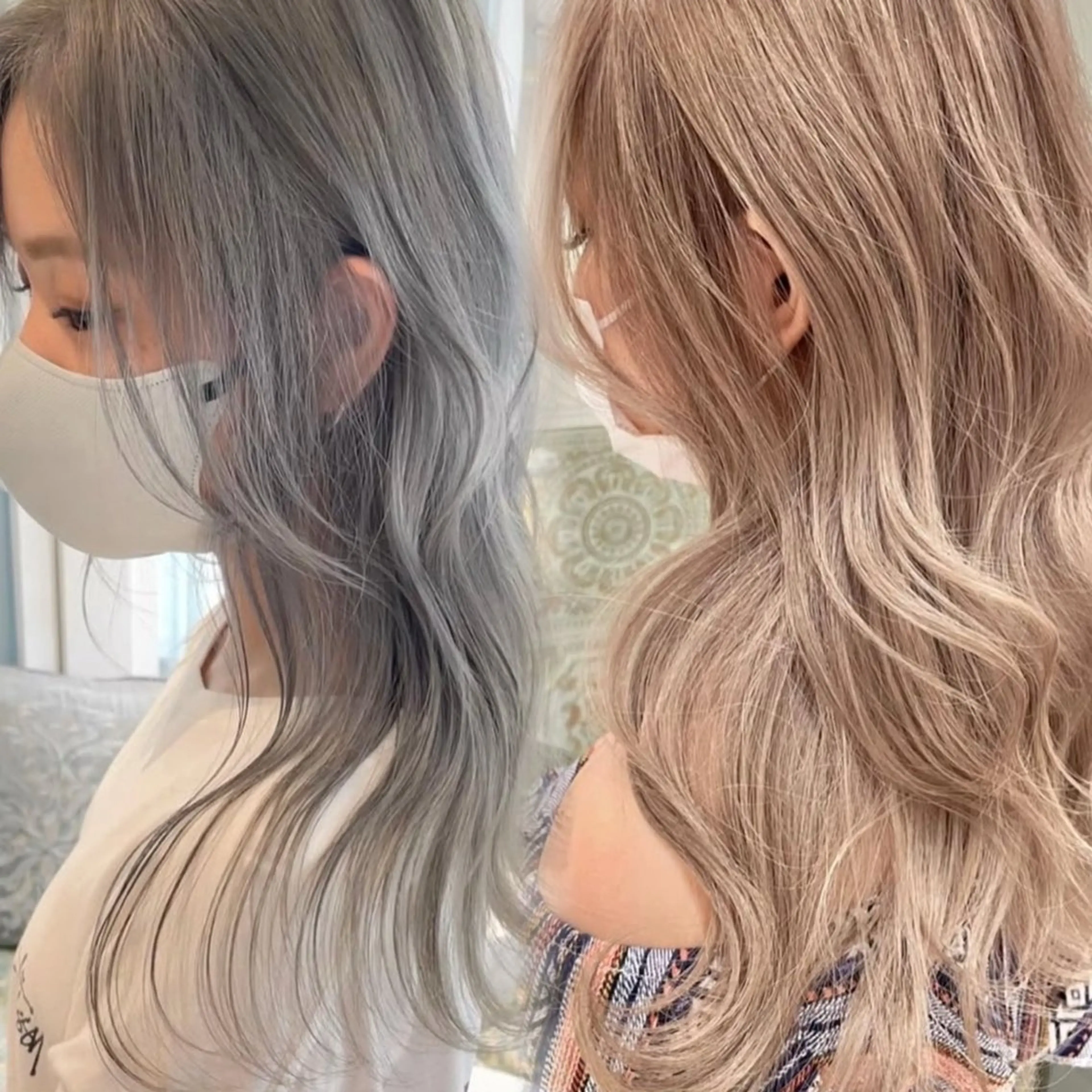 【✨ミニモ学割✨】ブリーチ有⭐️ ダブルカラー＋選べるトリートメント✨の写真