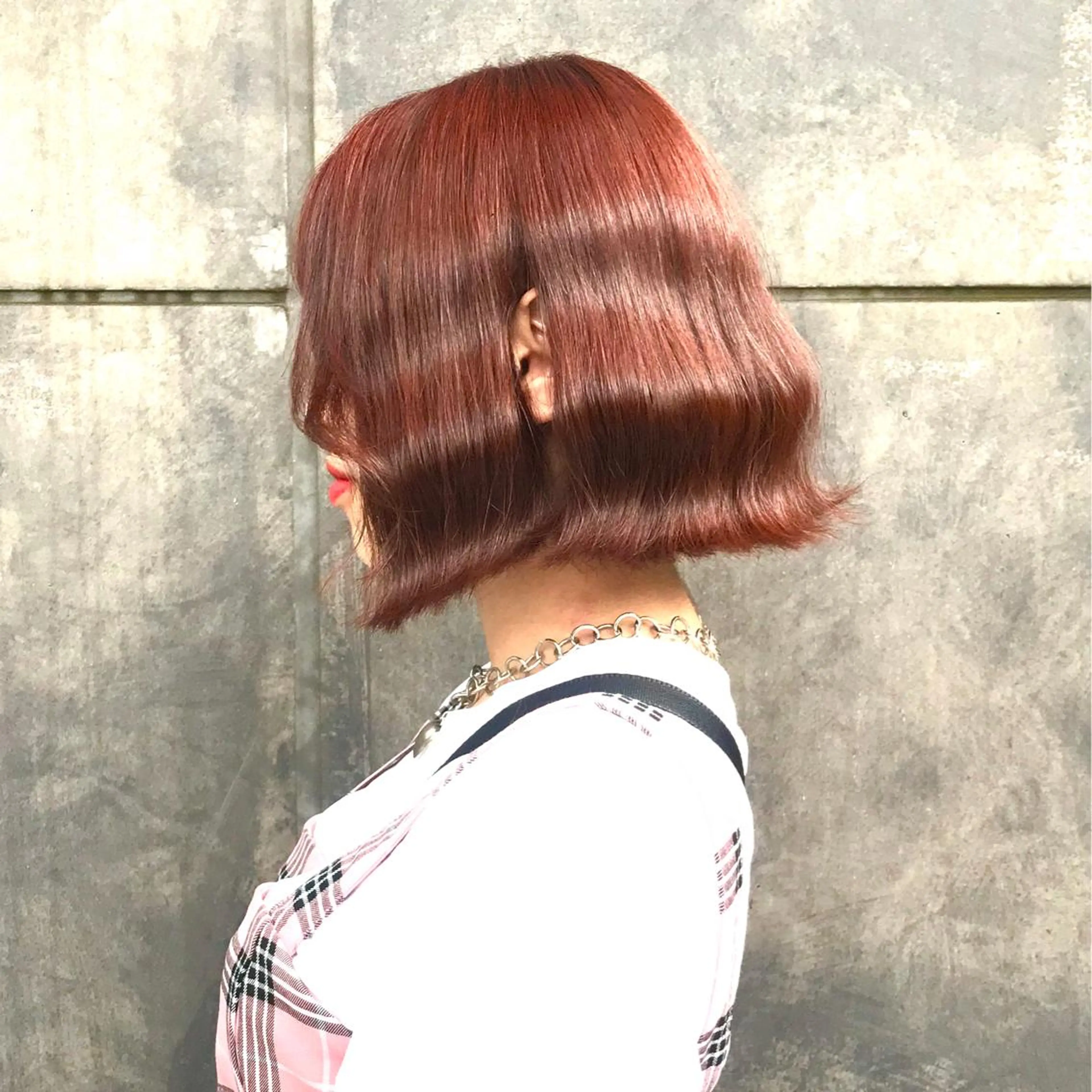 ショート カラー ブリーチ ブラウンカラー ダブルカラー オレンジ オレンジブラウン サロウィン所属・K-POP好き美容師 🇰🇷Kai.Yのヘアスタイル