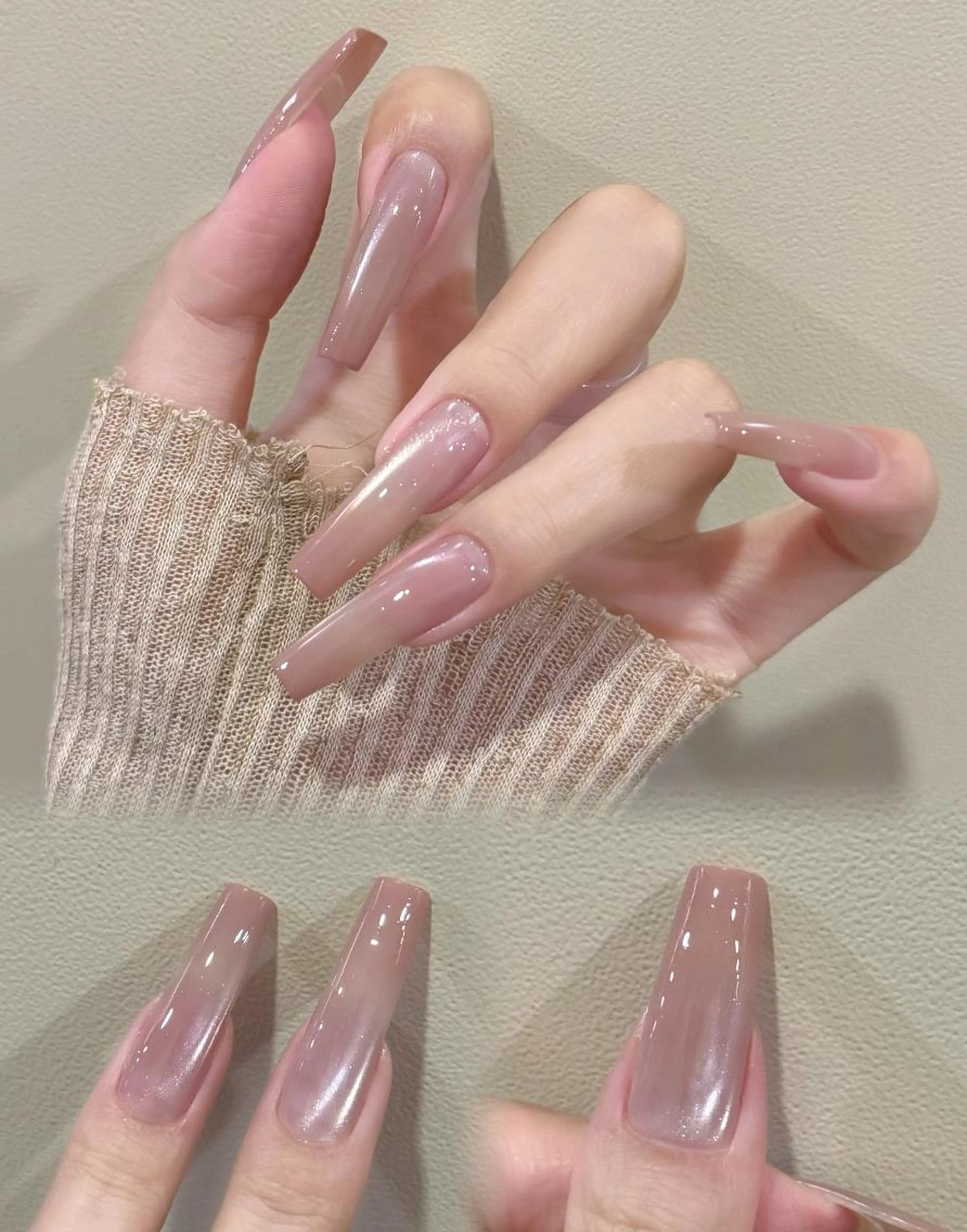 🧸🐾【チップ長さだし】マグネット/ミラー/オーロラ/ワンカラーの写真