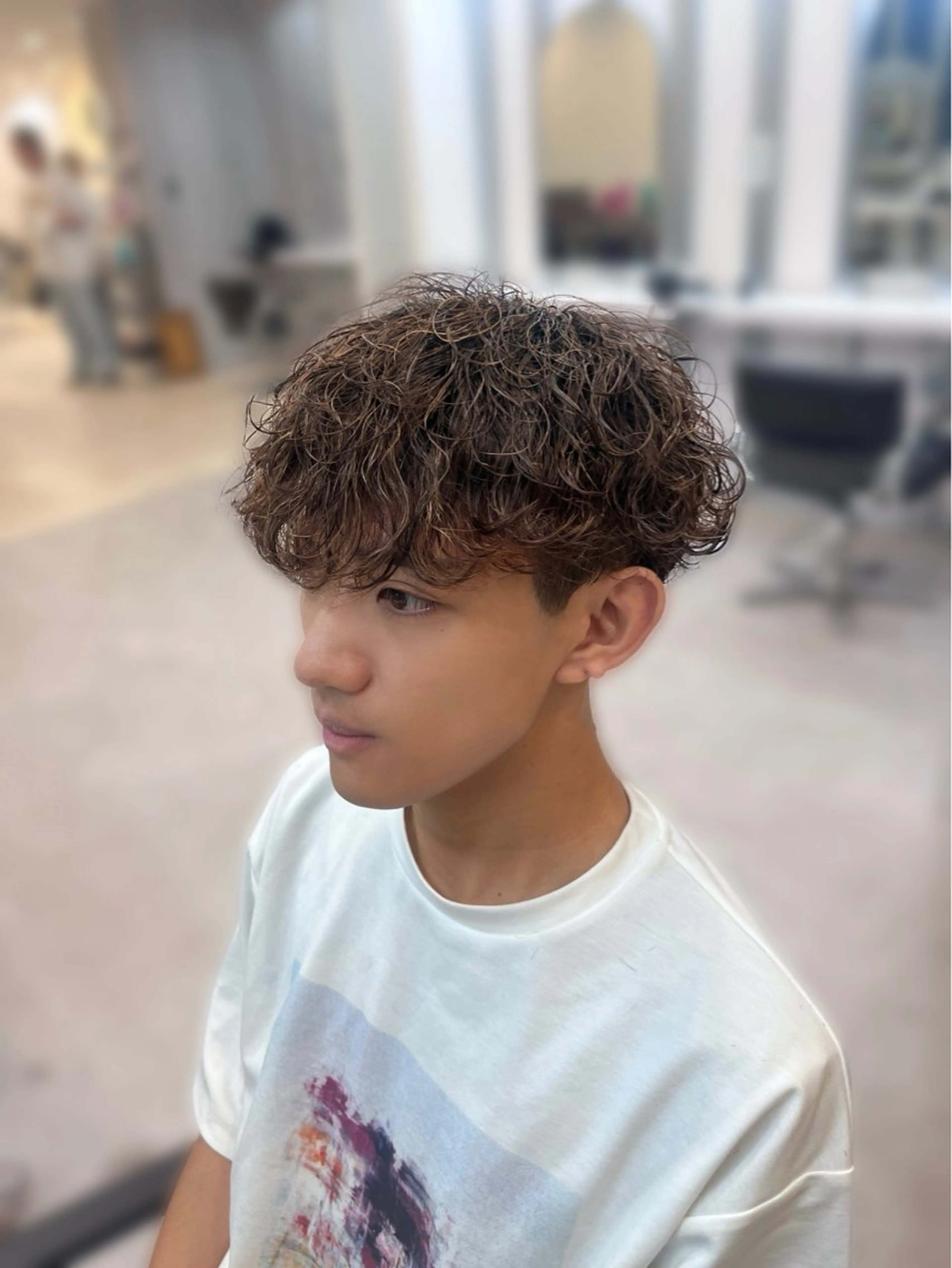 パーマ メンズ メンズパーマ 波巻きパーマ カット パーマ トリートメント 💠つたふうか/ 韓国/メンズヘア💠のヘアスタイル