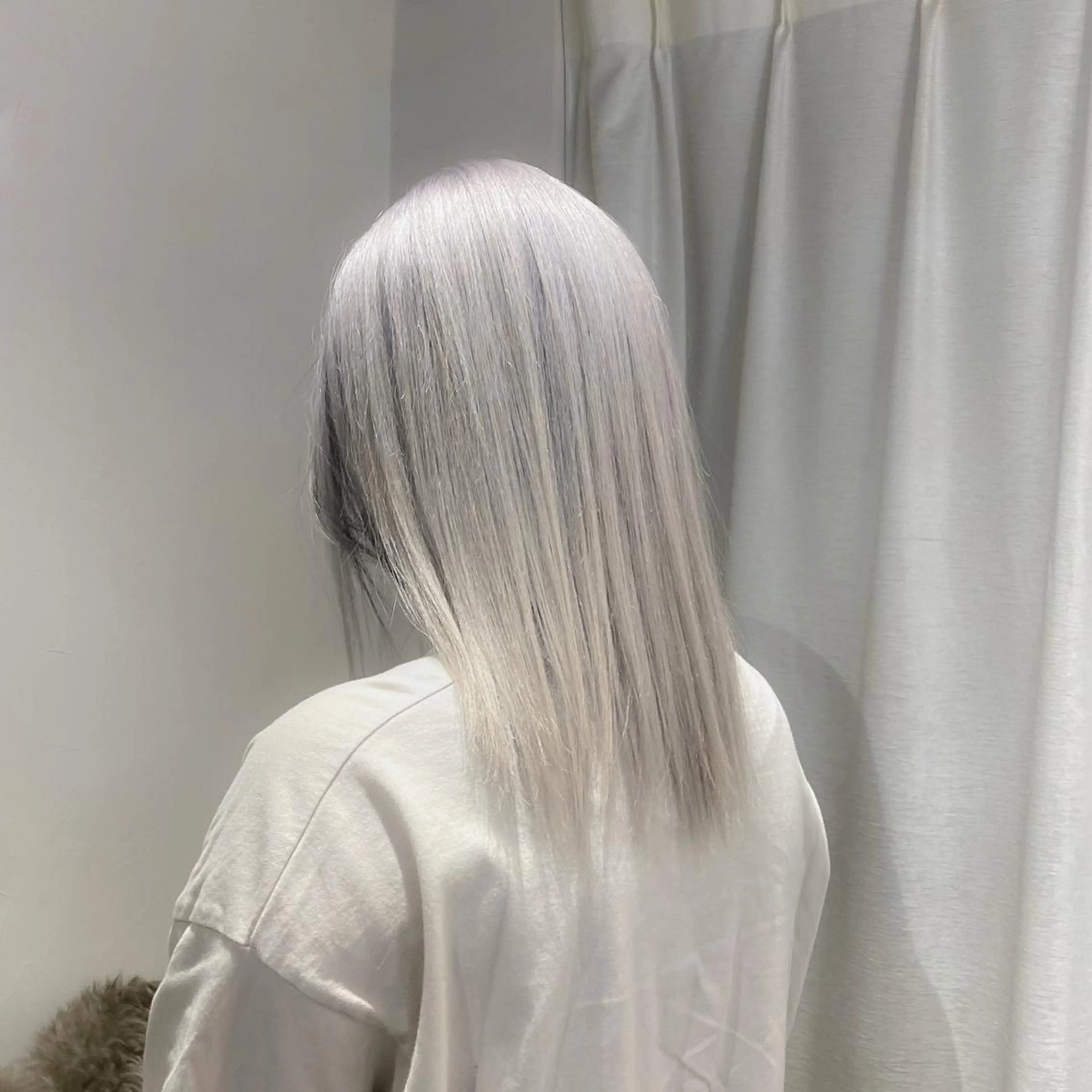 セミロング カラー カット ヘアカラー トリートメント youres hair 髪質改善トリートメント&ヘッドスパ  新宿三丁目店【ユアーズヘア】所属・🦋透明感カラー 👑NODOKA🦋のヘアスタイル