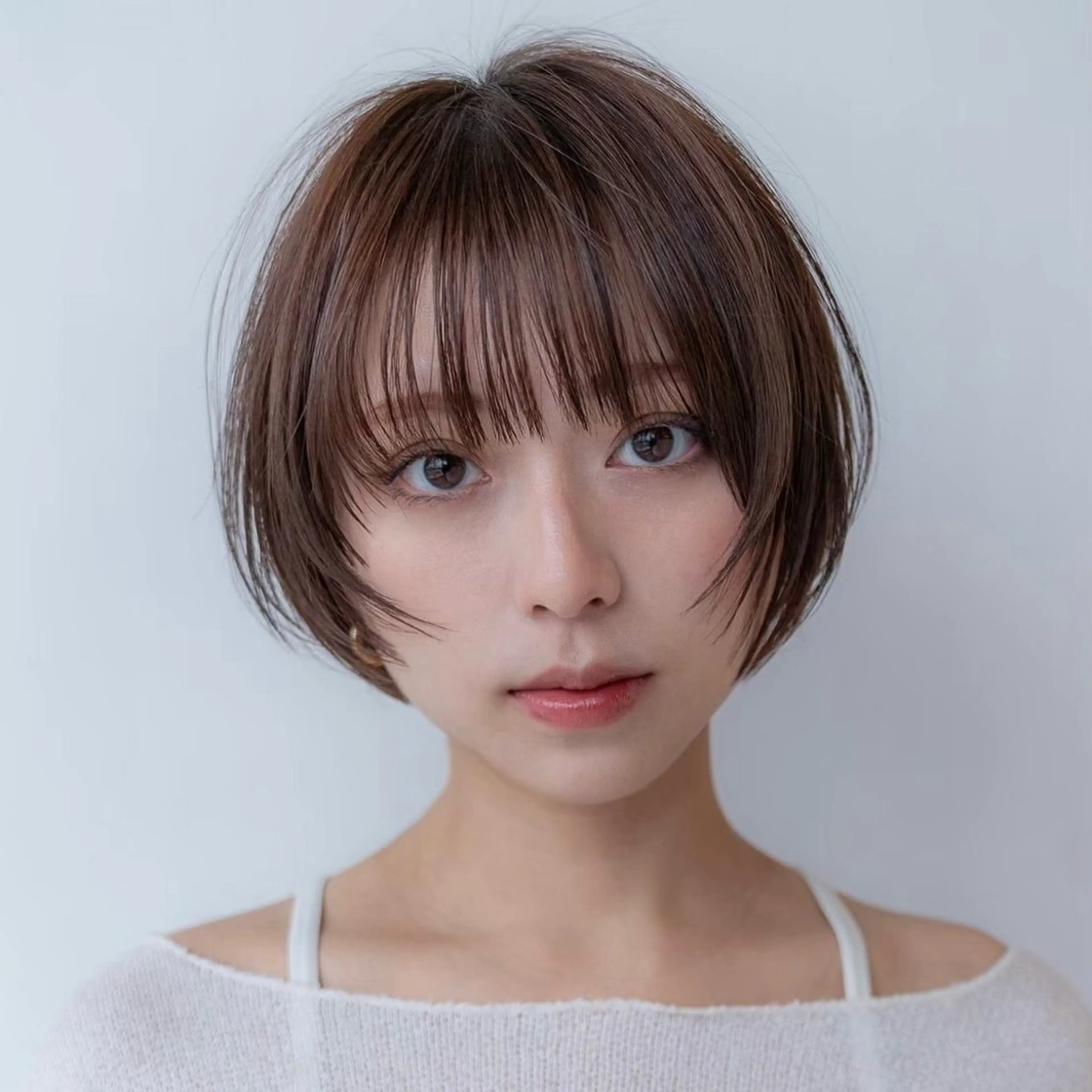 ショート カラー ショートボブ 丸みショート ボブ ショートヘア カット ヘアカラー トリートメント 渋谷ボブ/レイヤー ボブ田中航平のヘアスタイル