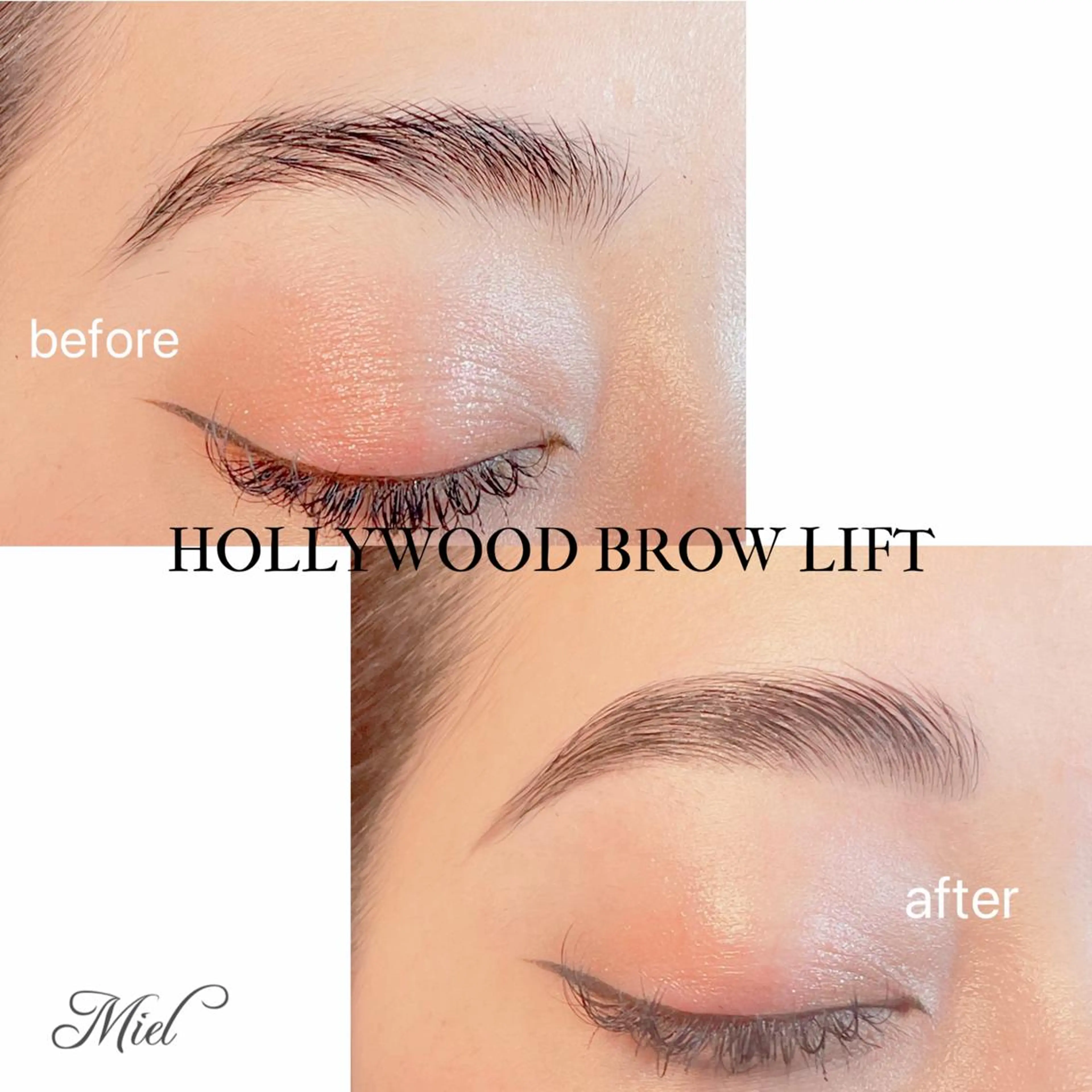 アイブロウ ハリウッドブロウリフト 眉毛ワックス脱毛 Mori ✨Mystical✨のマツエク・マツパデザイン