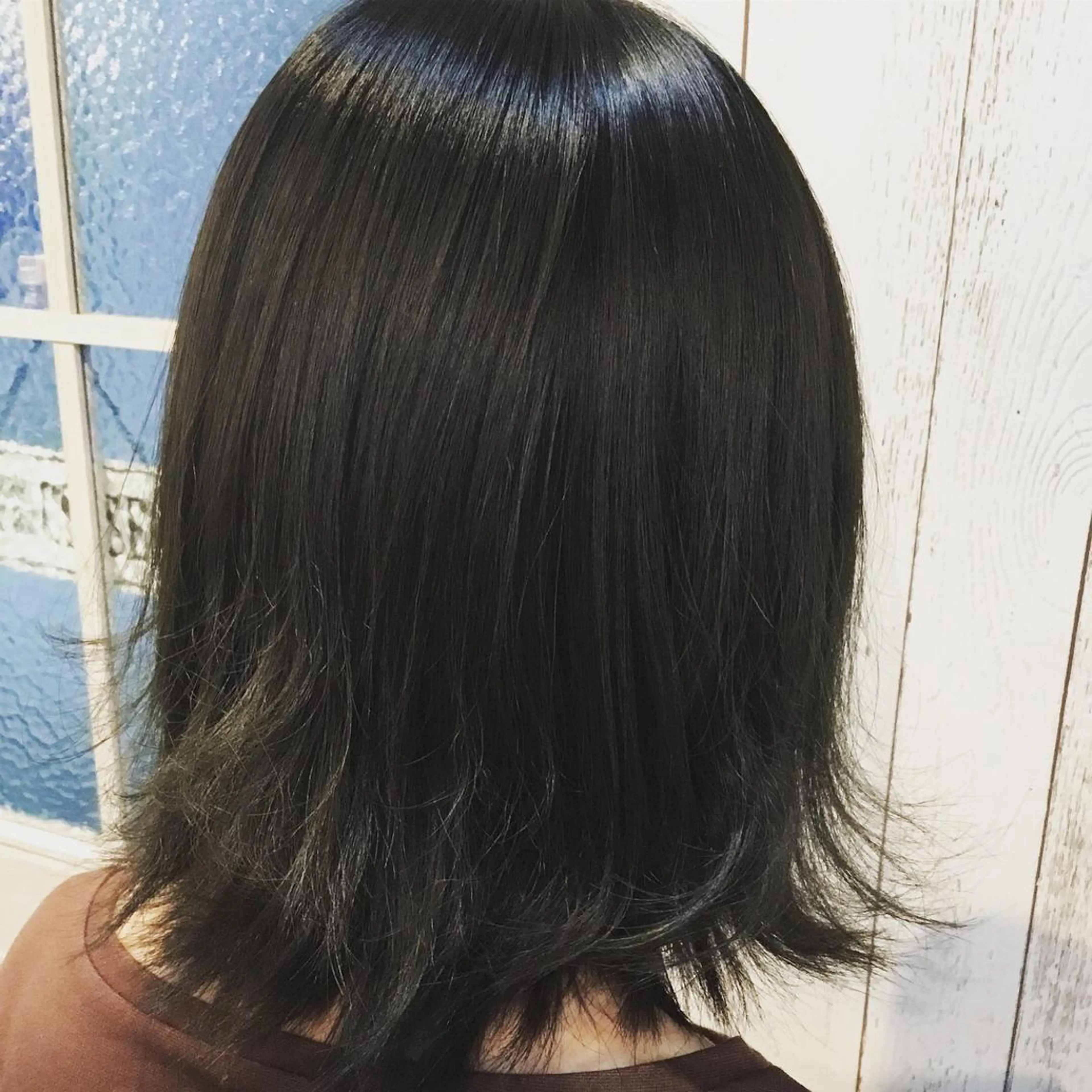 ミディアム カラー 金崎 新吾のヘアスタイル