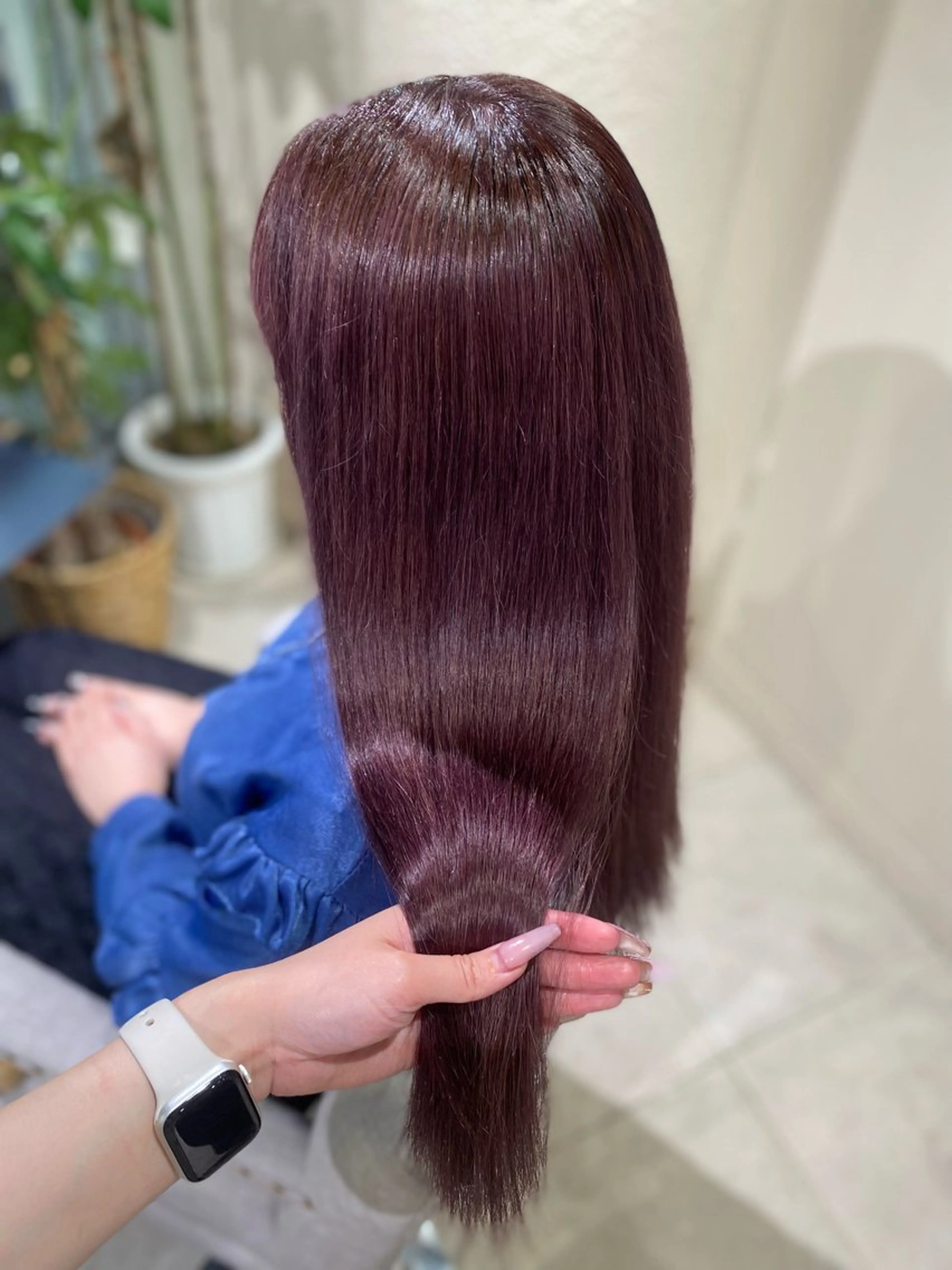 カラー ヘアカラー トリートメント ハイトーン✨艶髪💘 💘 AYANO💘のヘアスタイル