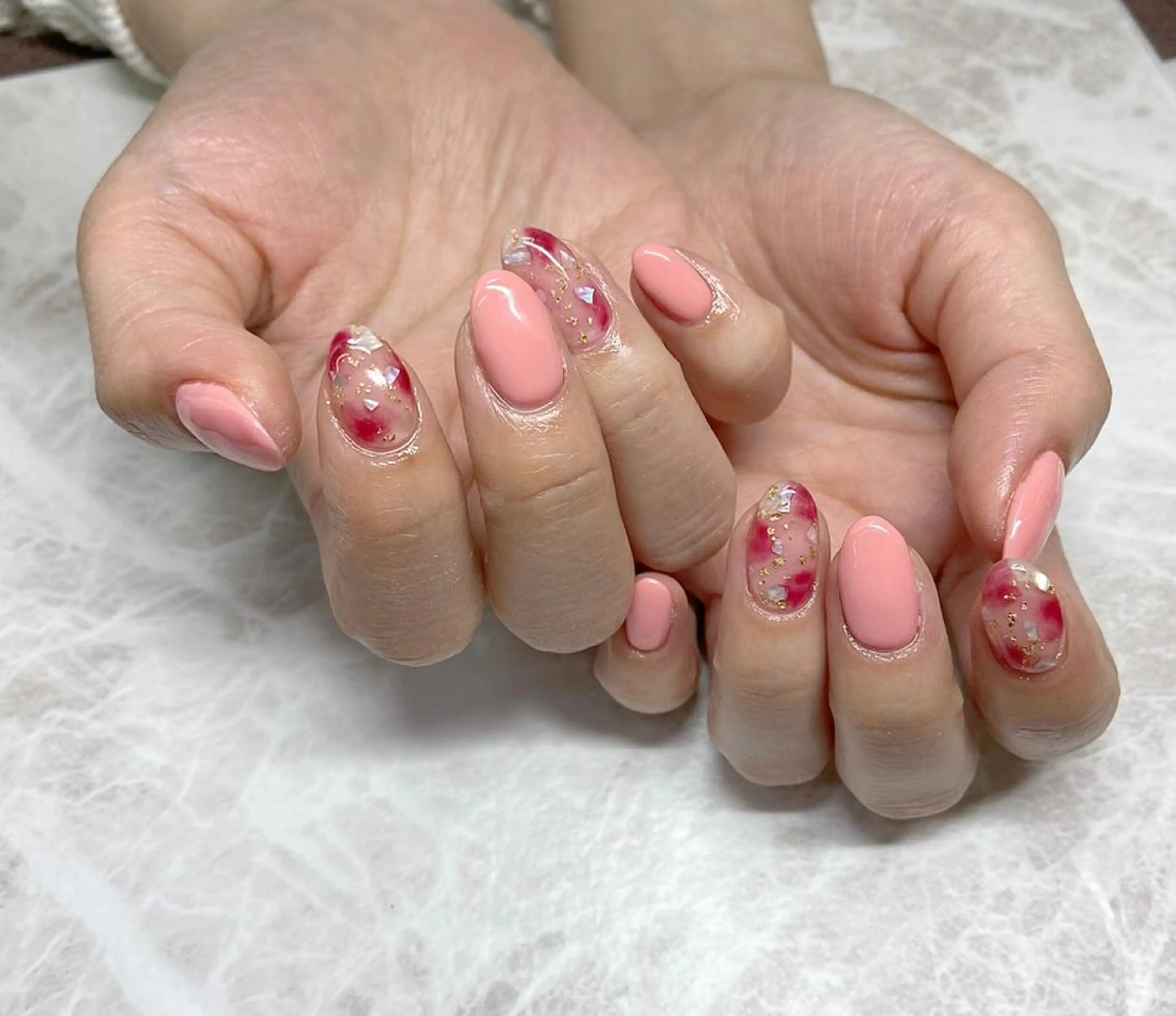 ネイル アートネイル 🧸熊谷 かほ🧸のネイルデザイン