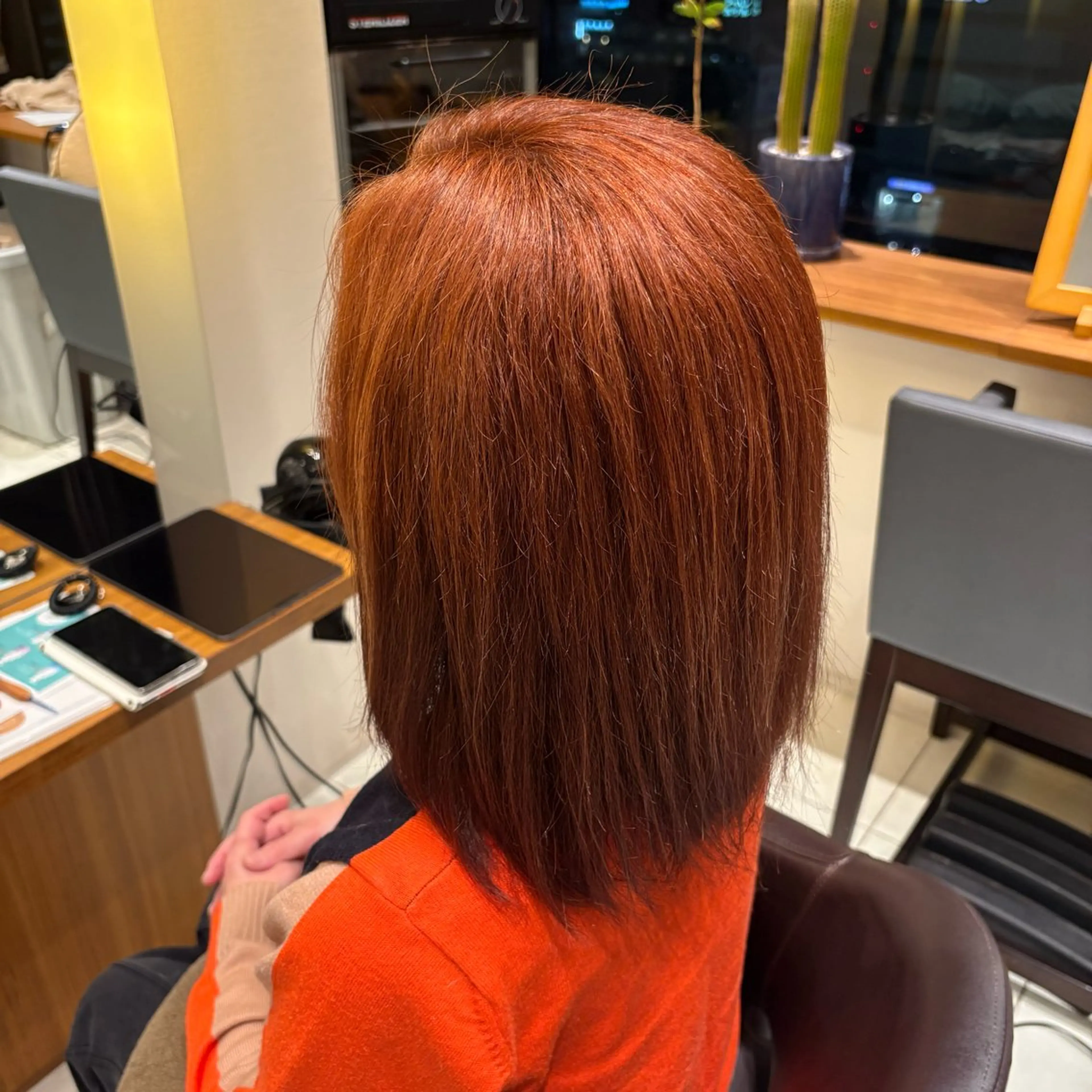 カラー 森田 玲央のヘアスタイル