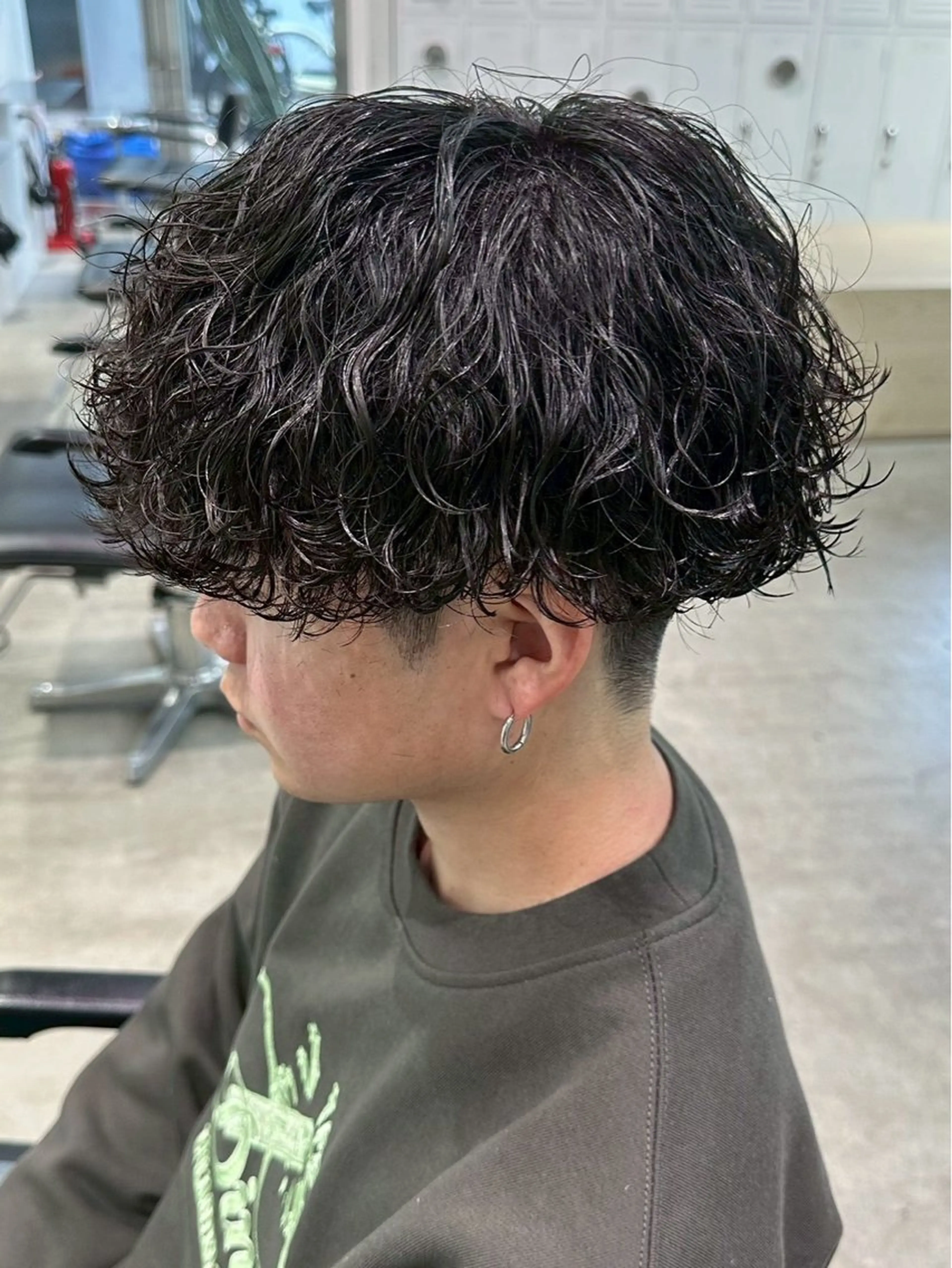 パーマ メンズ fifth天神メンズ パーマ特化／内山遥斗のヘアスタイル