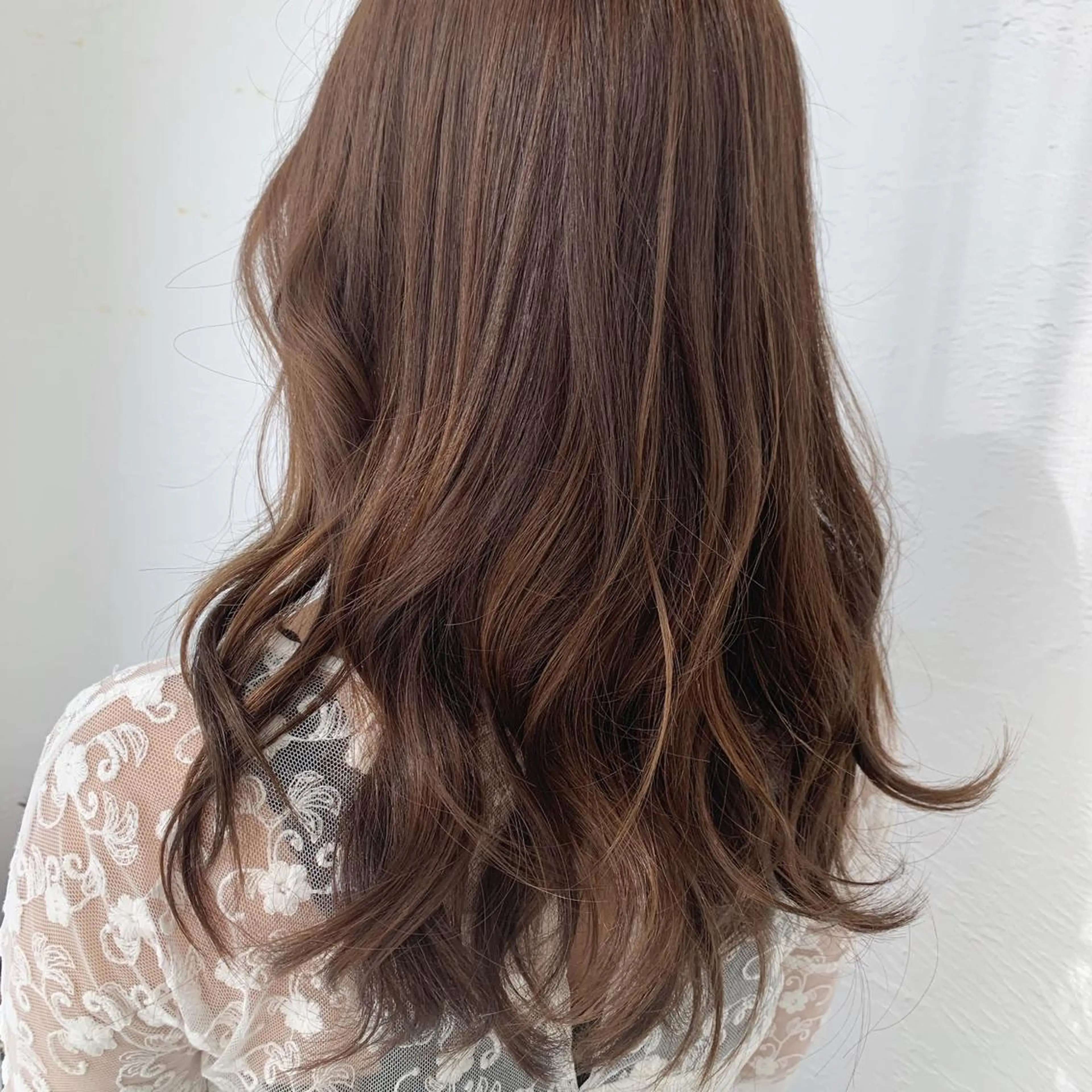 ロング カラー カット ヘアカラー fio マナミのヘアスタイル
