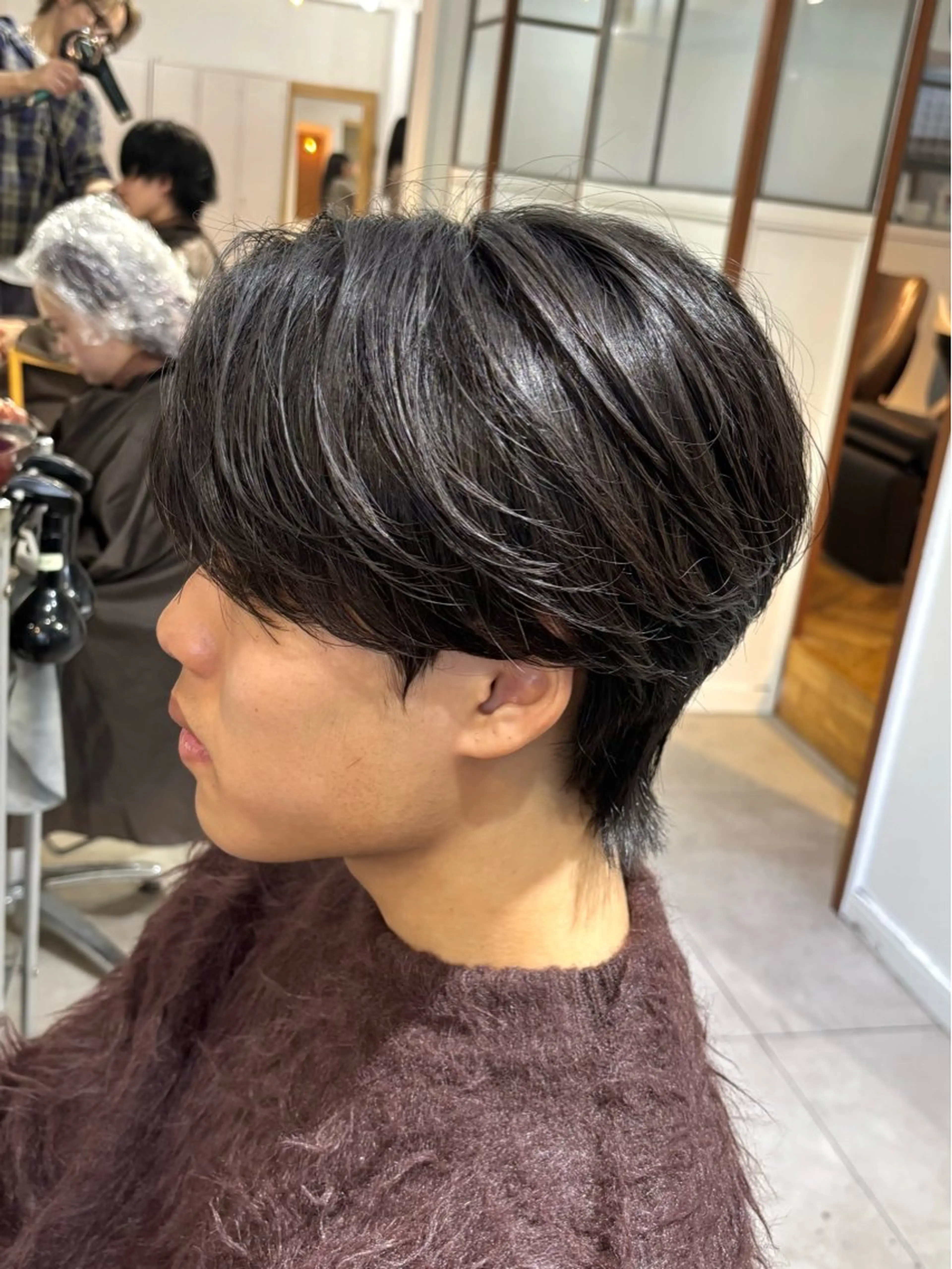 メンズ マッシュ シースルーマッシュ カット 笹井 逸希/メンズ韓国ヘアのヘアスタイル