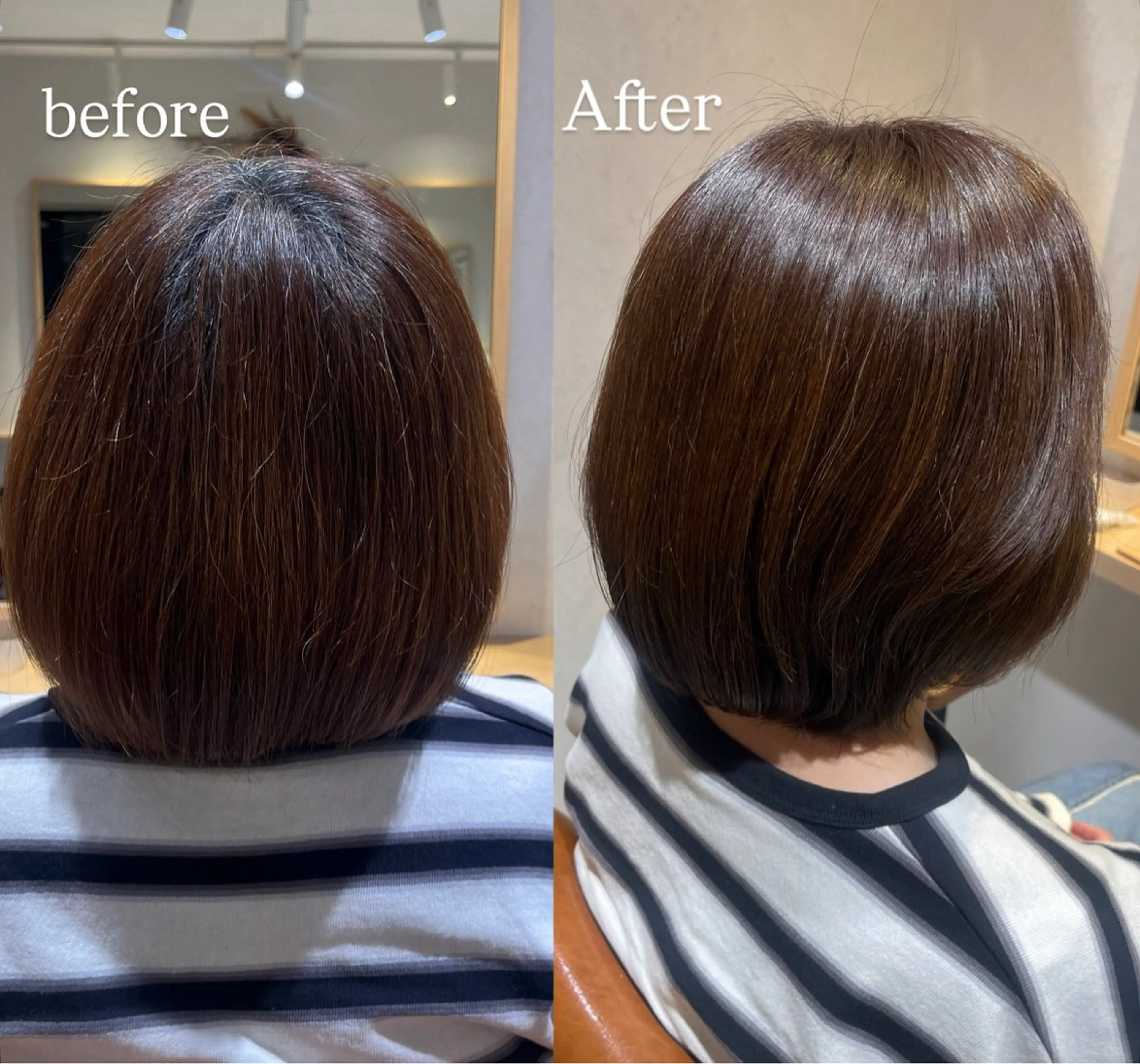 カラー ブラウンカラー ヘアカラー 津田 璃音のヘアスタイル