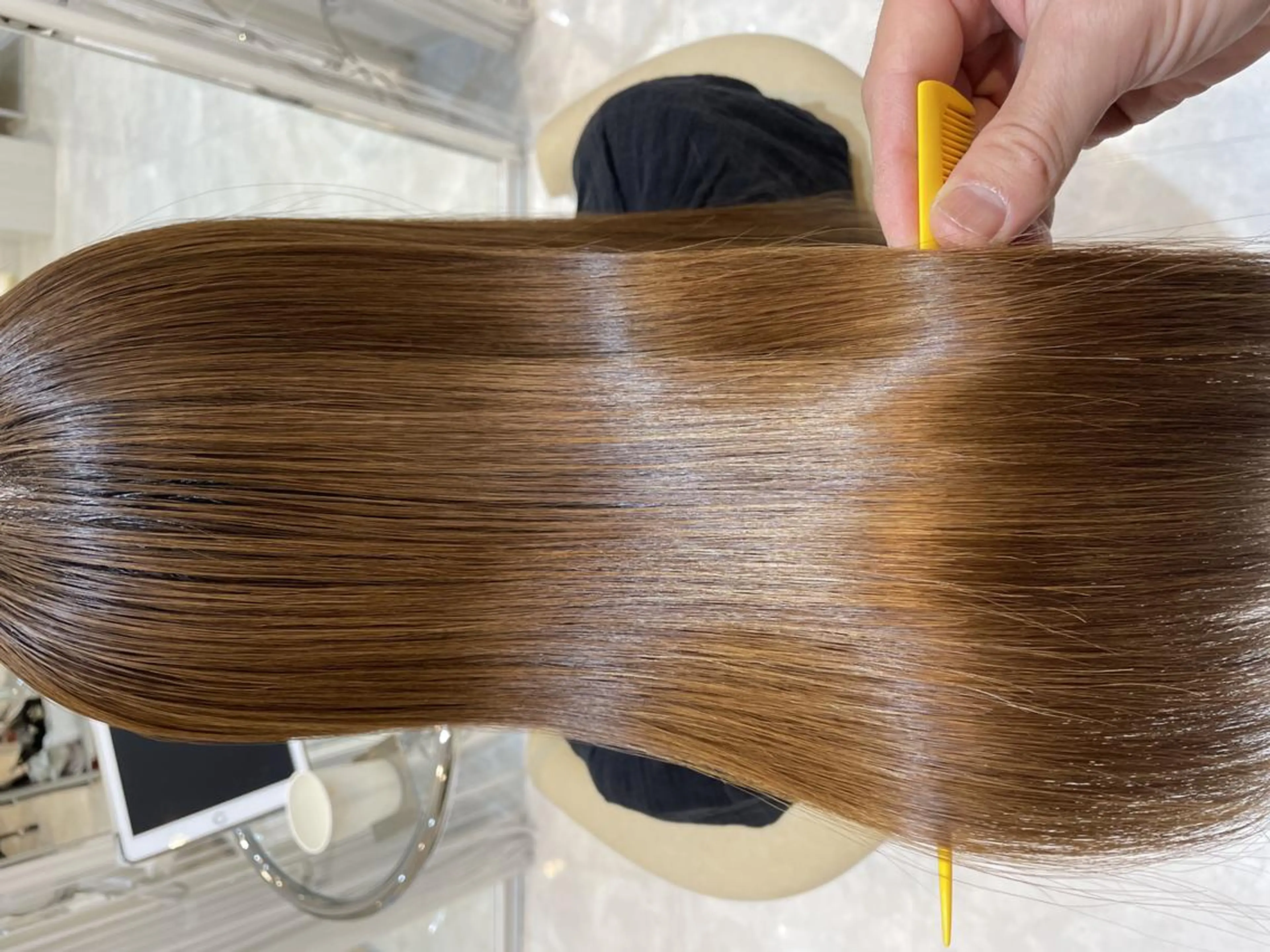 ロング 髪質改善 縮毛矯正 酸性ストレート カット ヘアカラー トリートメント 大人女性特化｜北千住 ・艶髪｜JIROのヘアスタイル