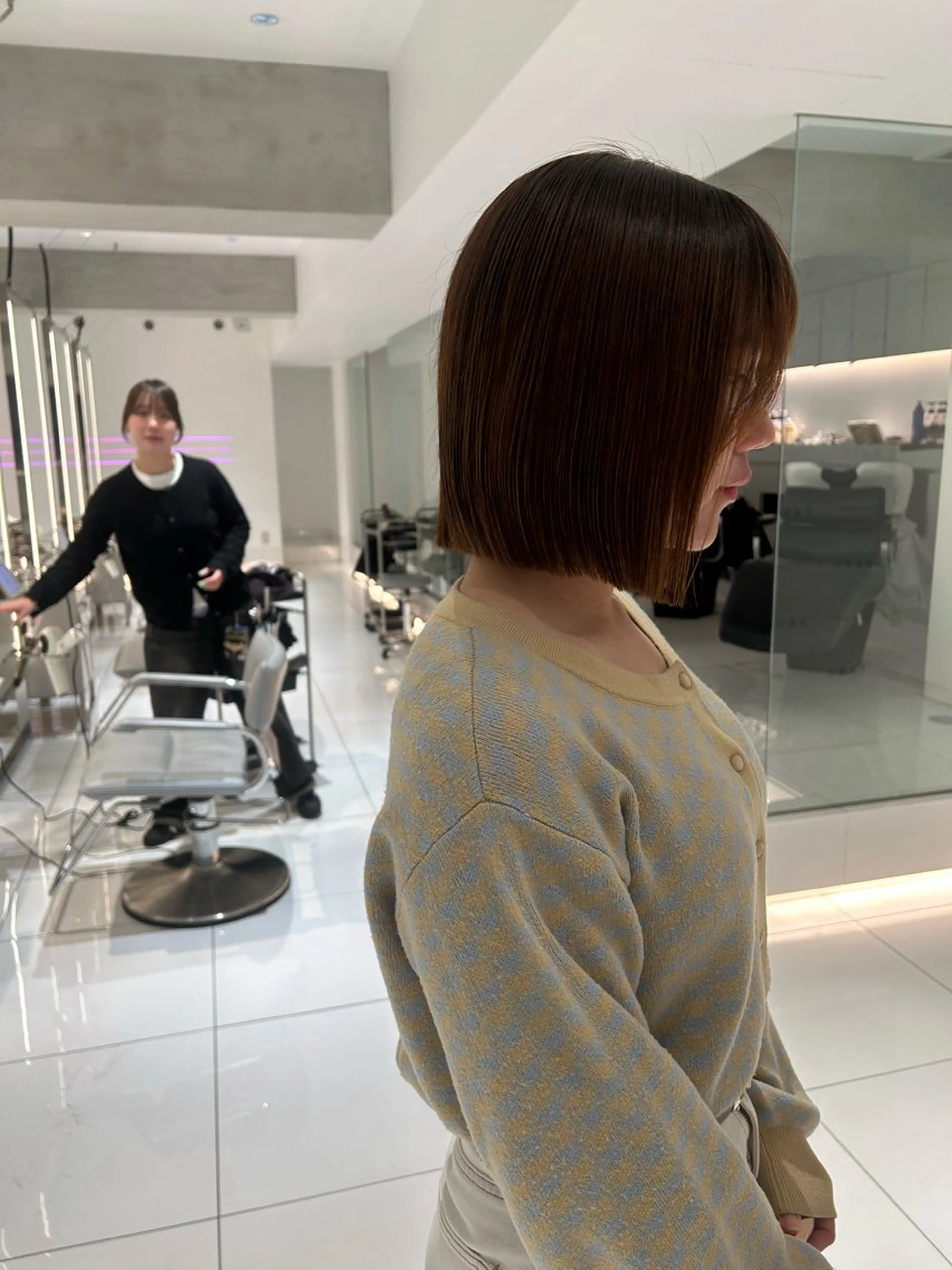 セミロング カラー ボブ カット ショートカット募集中 /NAGISAのヘアスタイル