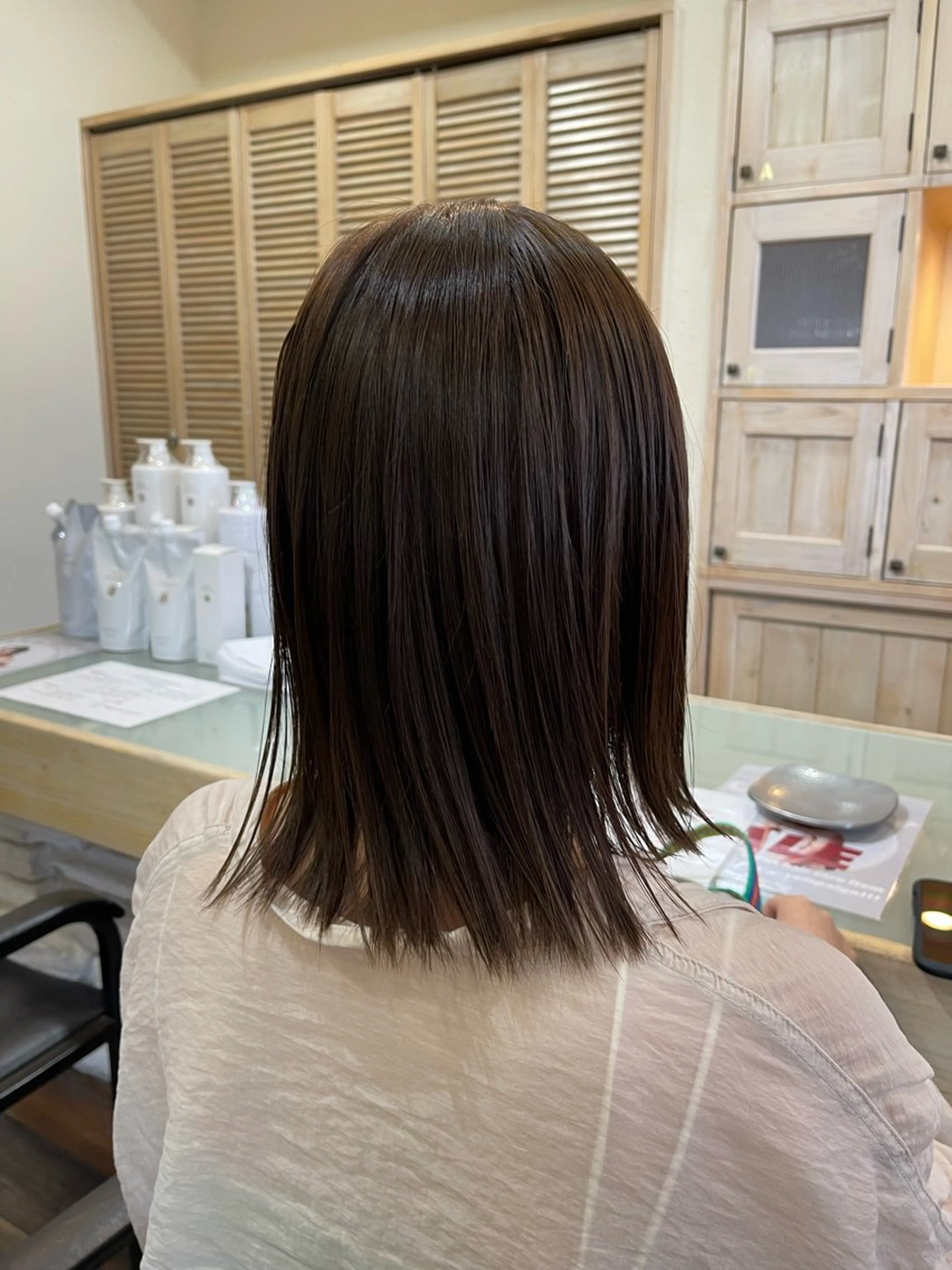 セミロング カット ヘアカラー トリートメント CEEK /NO.4所属・梶原 真帆のヘアスタイル