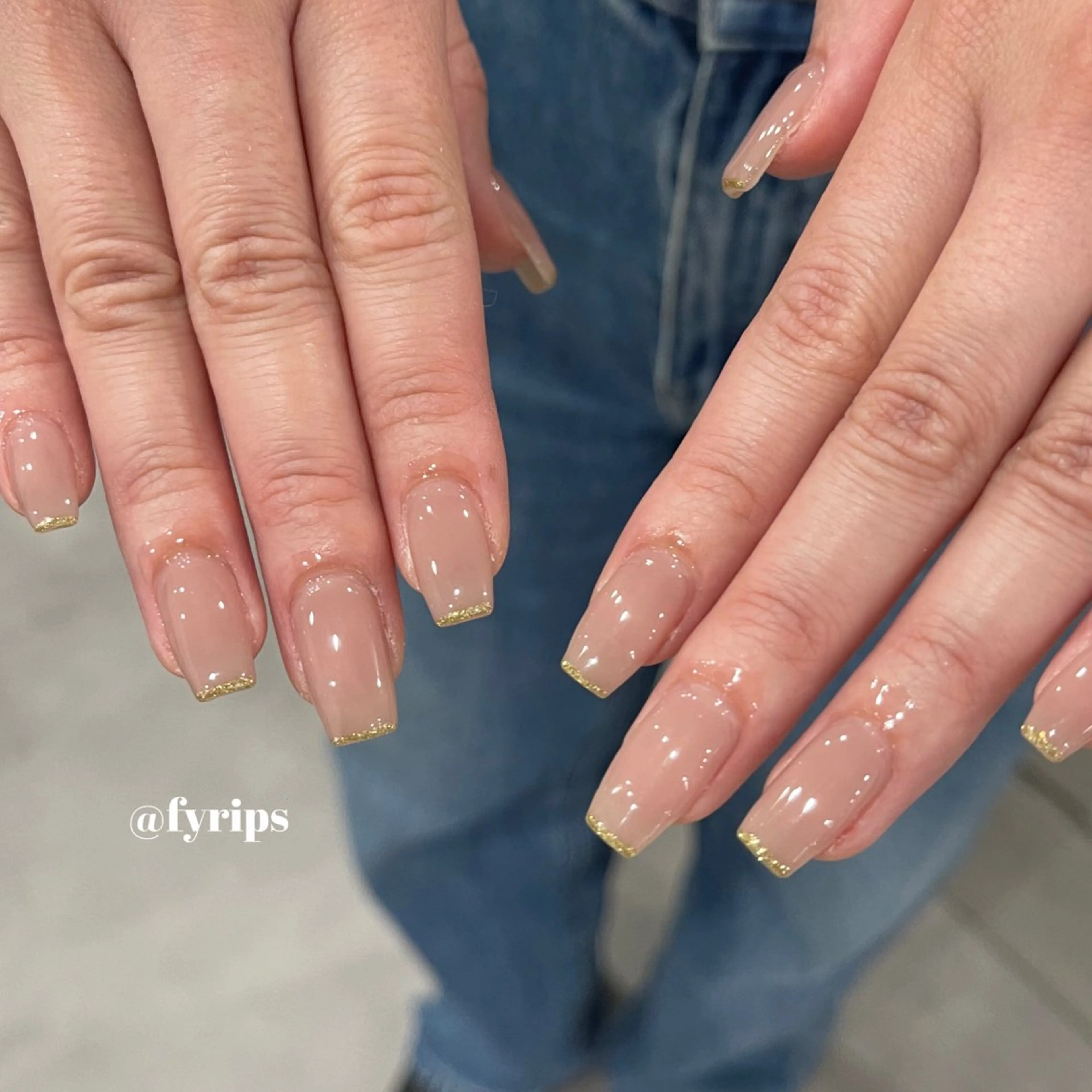 ネイル アートネイル フレンチネイル ハンドネイル karin 【吉祥寺ネイル】のネイルデザイン