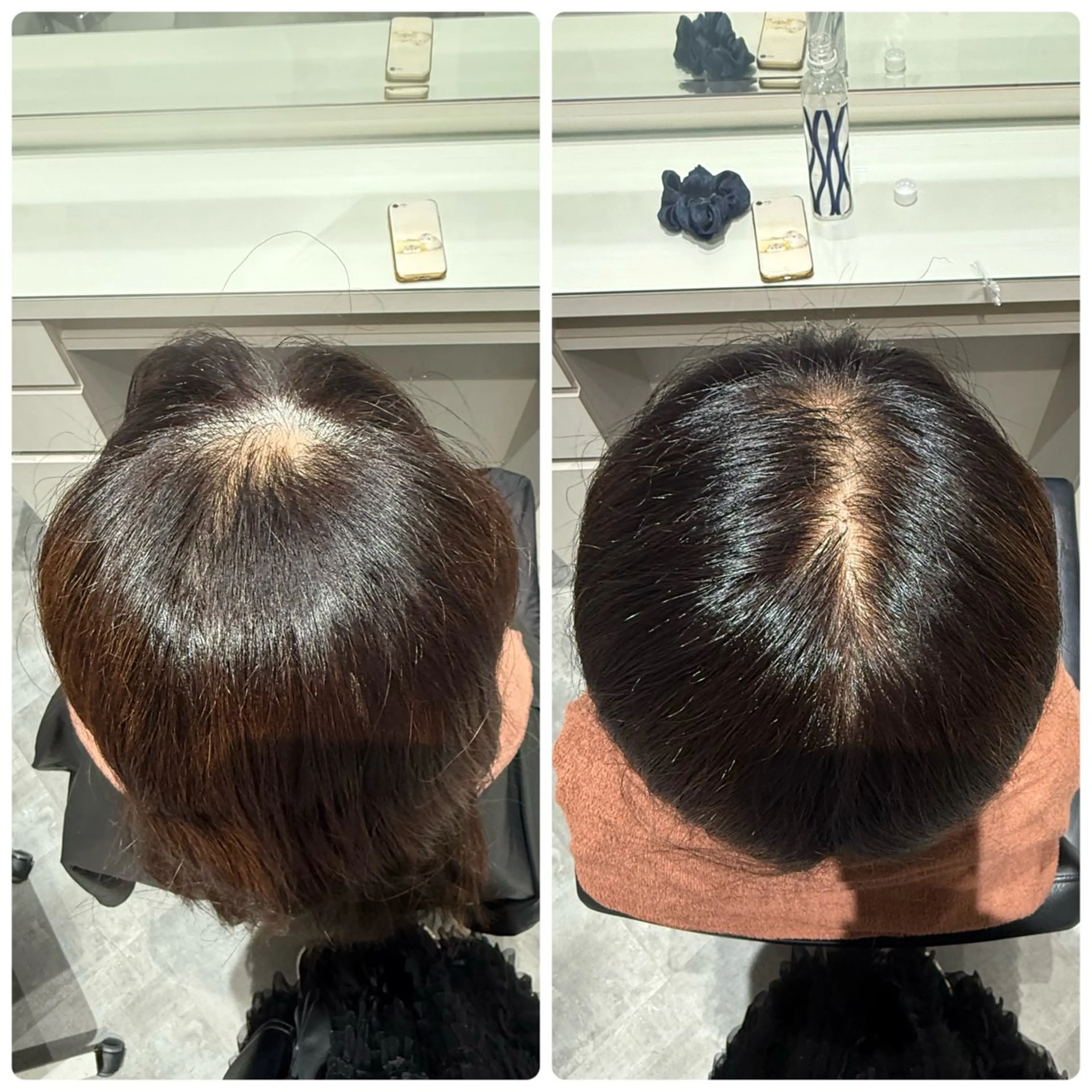 ヘアマニキュア（白髪染めリタッチ）の写真