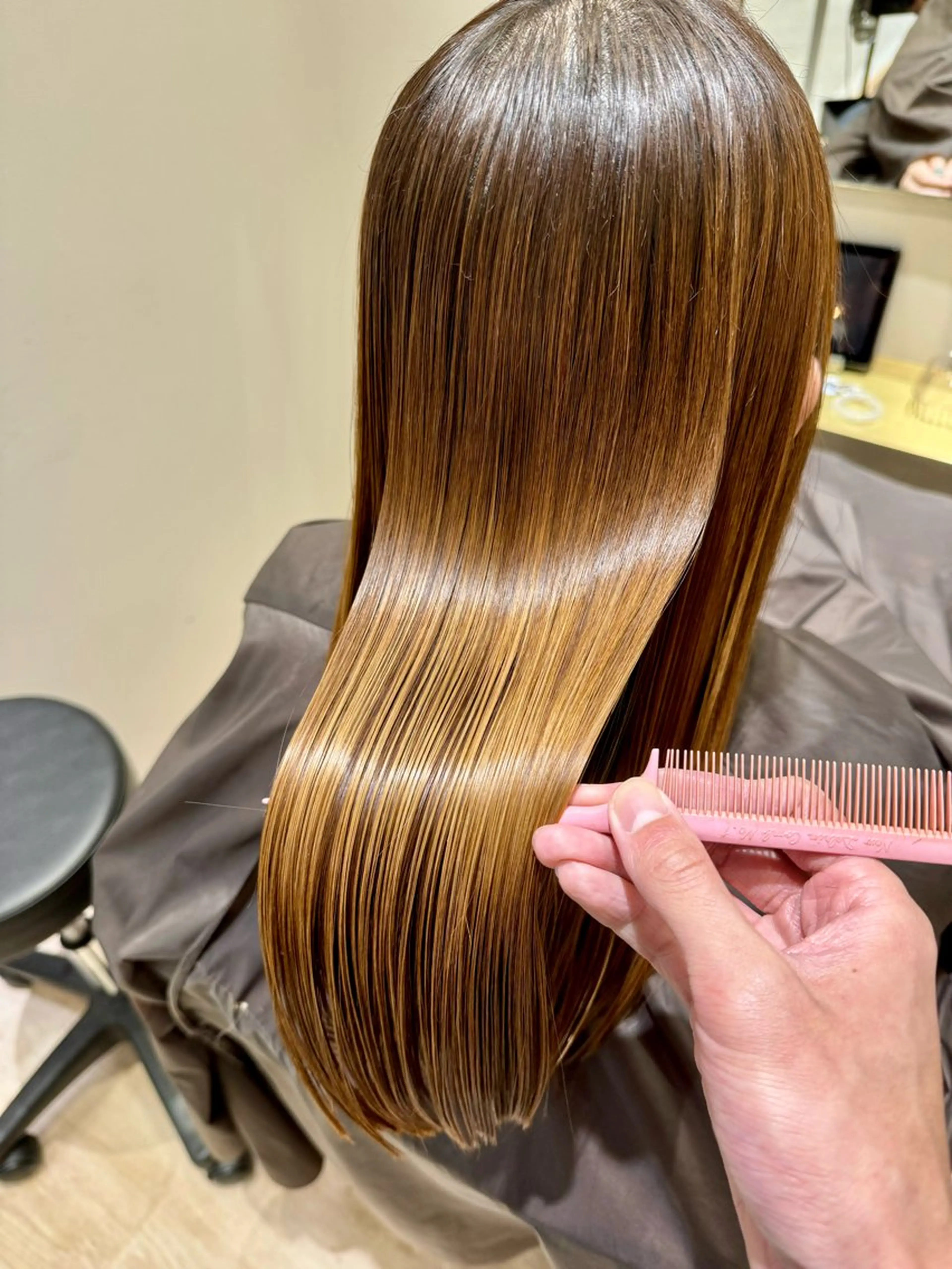 セミロング カット 縮毛矯正 髪質改善/縮毛矯正/ 🌟櫻井🌟のヘアスタイル