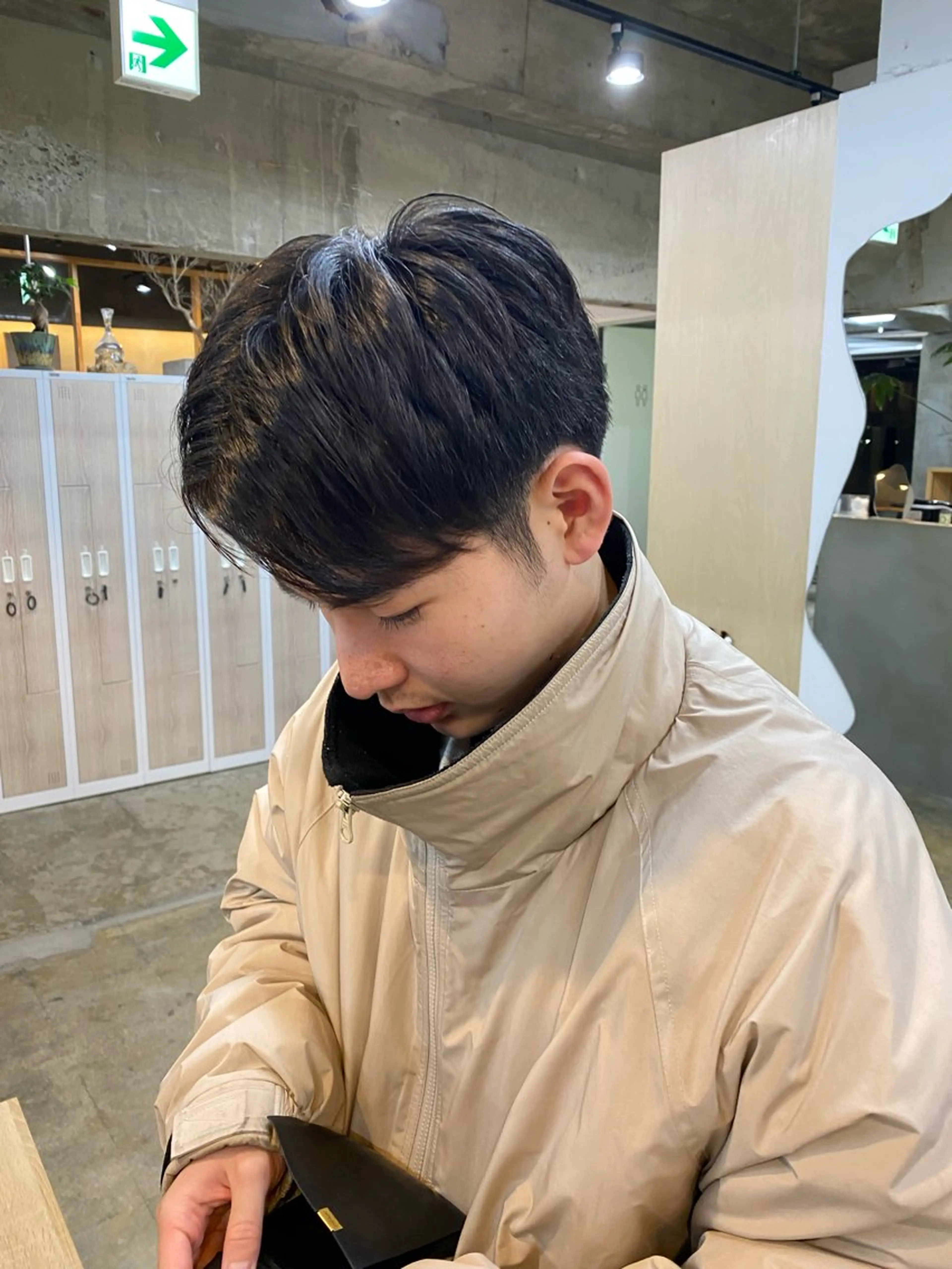 メンズ カット ヘッドスパ シミズ アスカのヘアスタイル