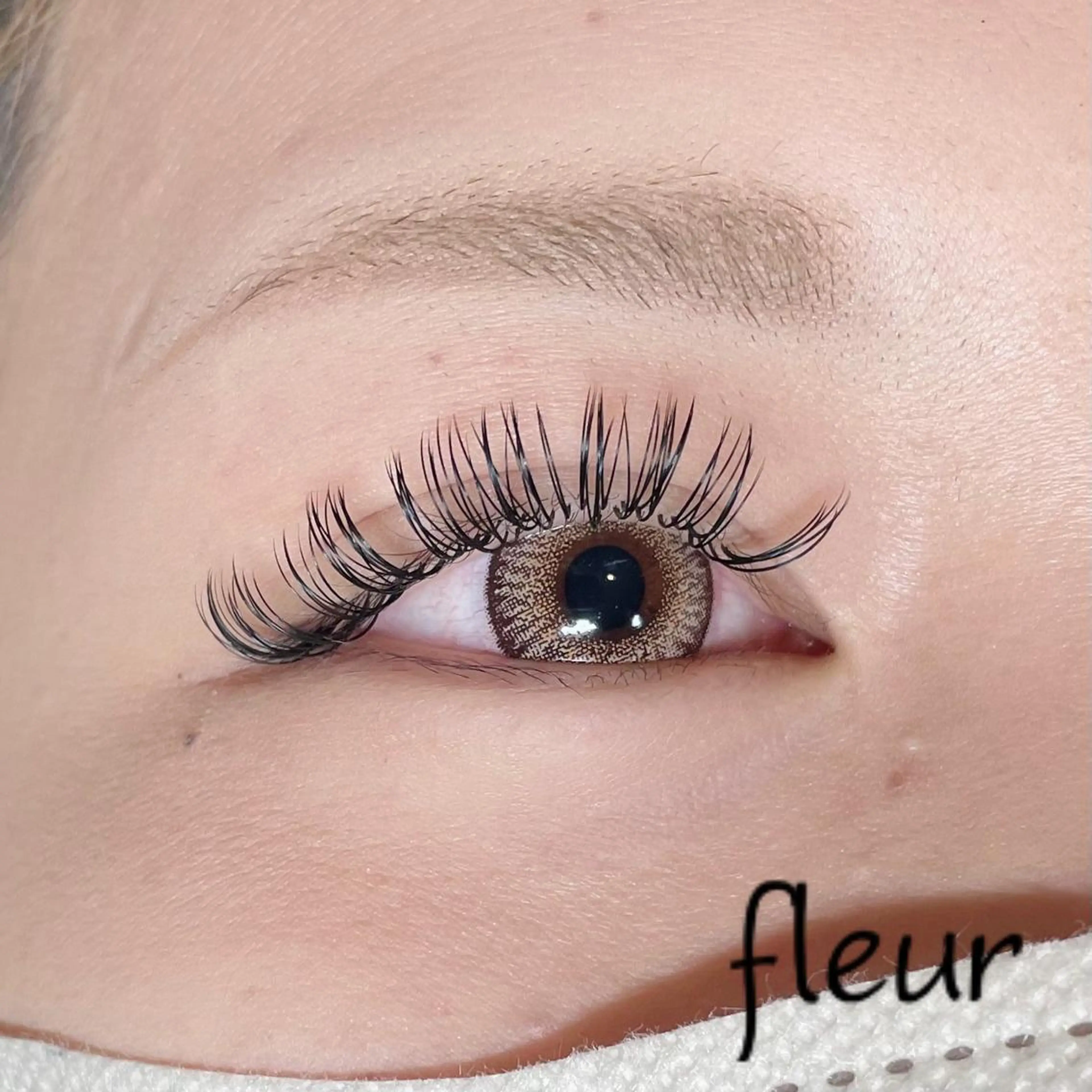 マツエク・マツパ Dカール ナチュラル マツエク アイラッシュサロンfleur🍀所属・🍀fleur🍀 束感/ワンホン/杉浦のマツエク・マツパデザイン