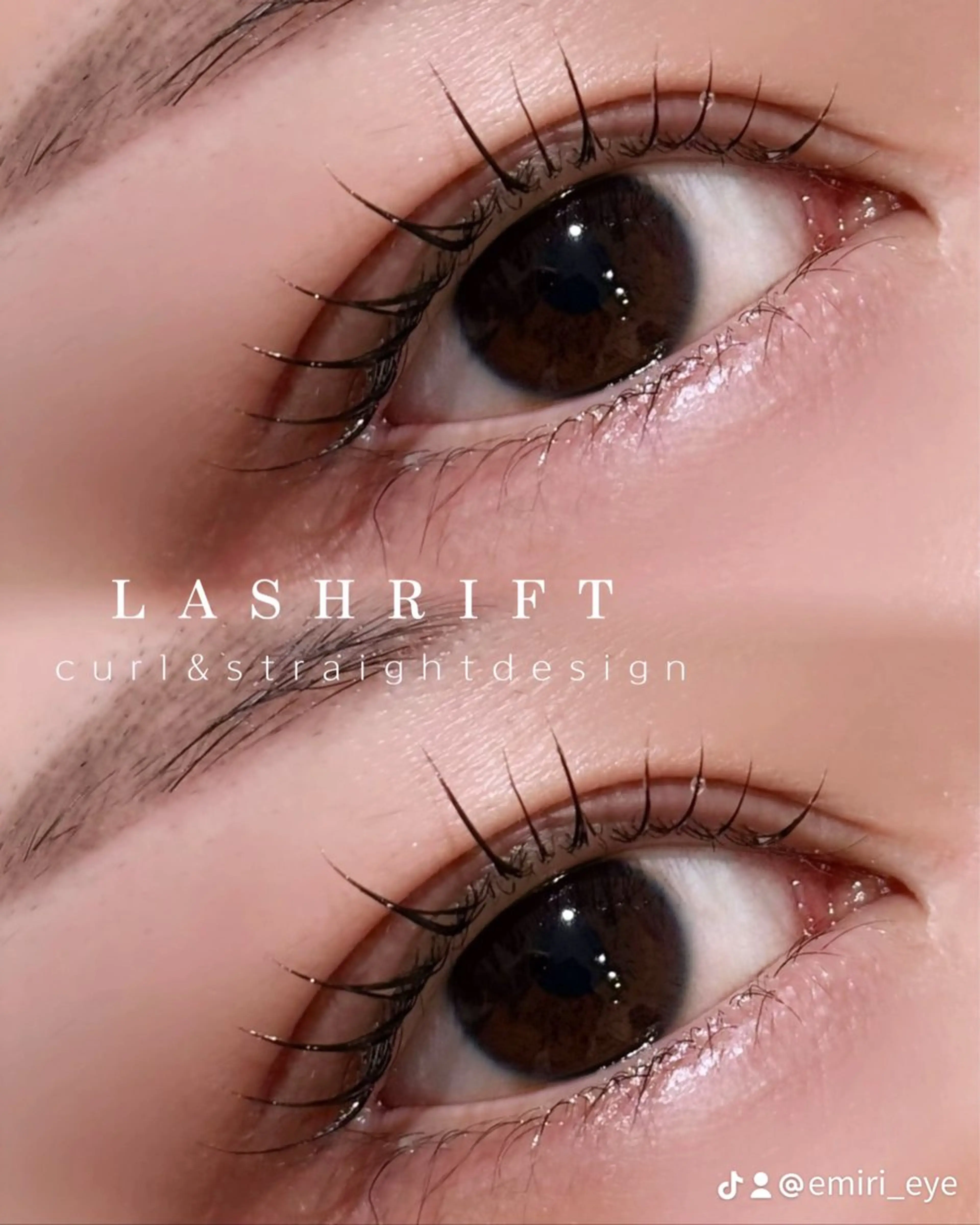 マツエク・マツパ 束感まつ毛 まつげパーマ 一重×まつ毛パーマ マツパ suu_ emiriのマツエク・マツパデザイン