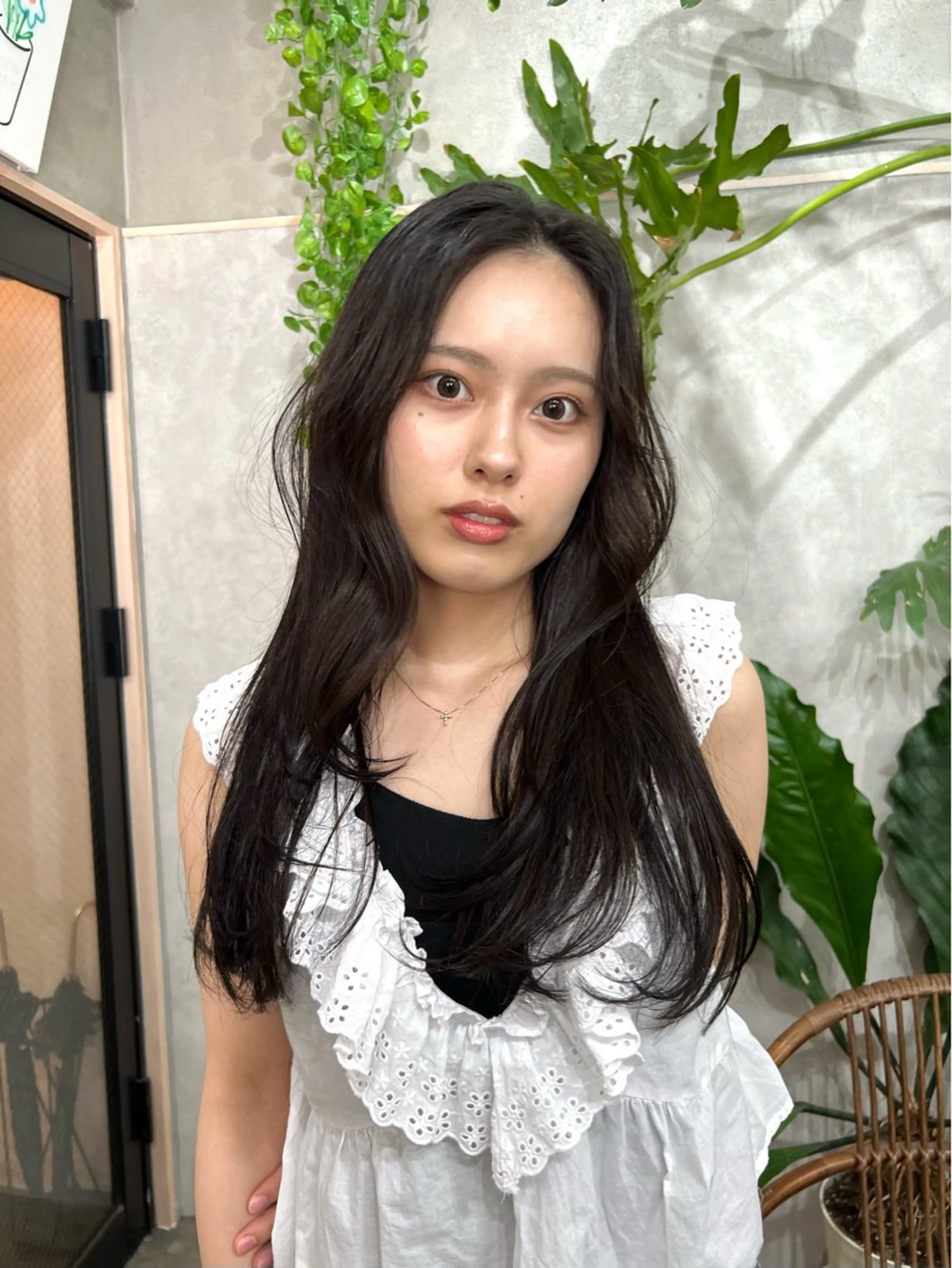 セミロング レイヤーカット カット ヘアカラー トリートメント U-fuショート 伊藤拓海のヘアスタイル