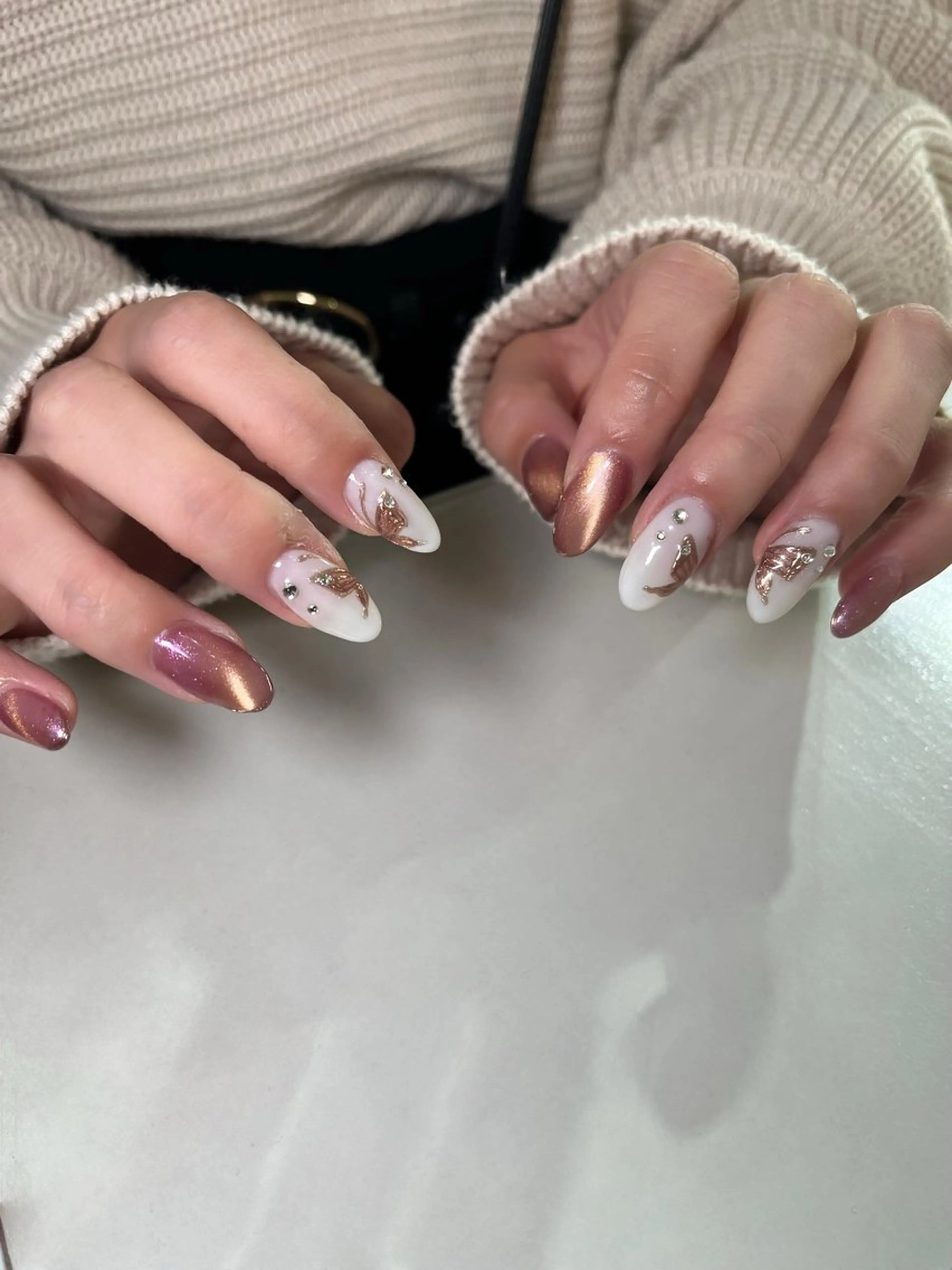 ネイル ハンドネイル D.d Haruka /y2k/持ち込みのネイルデザイン