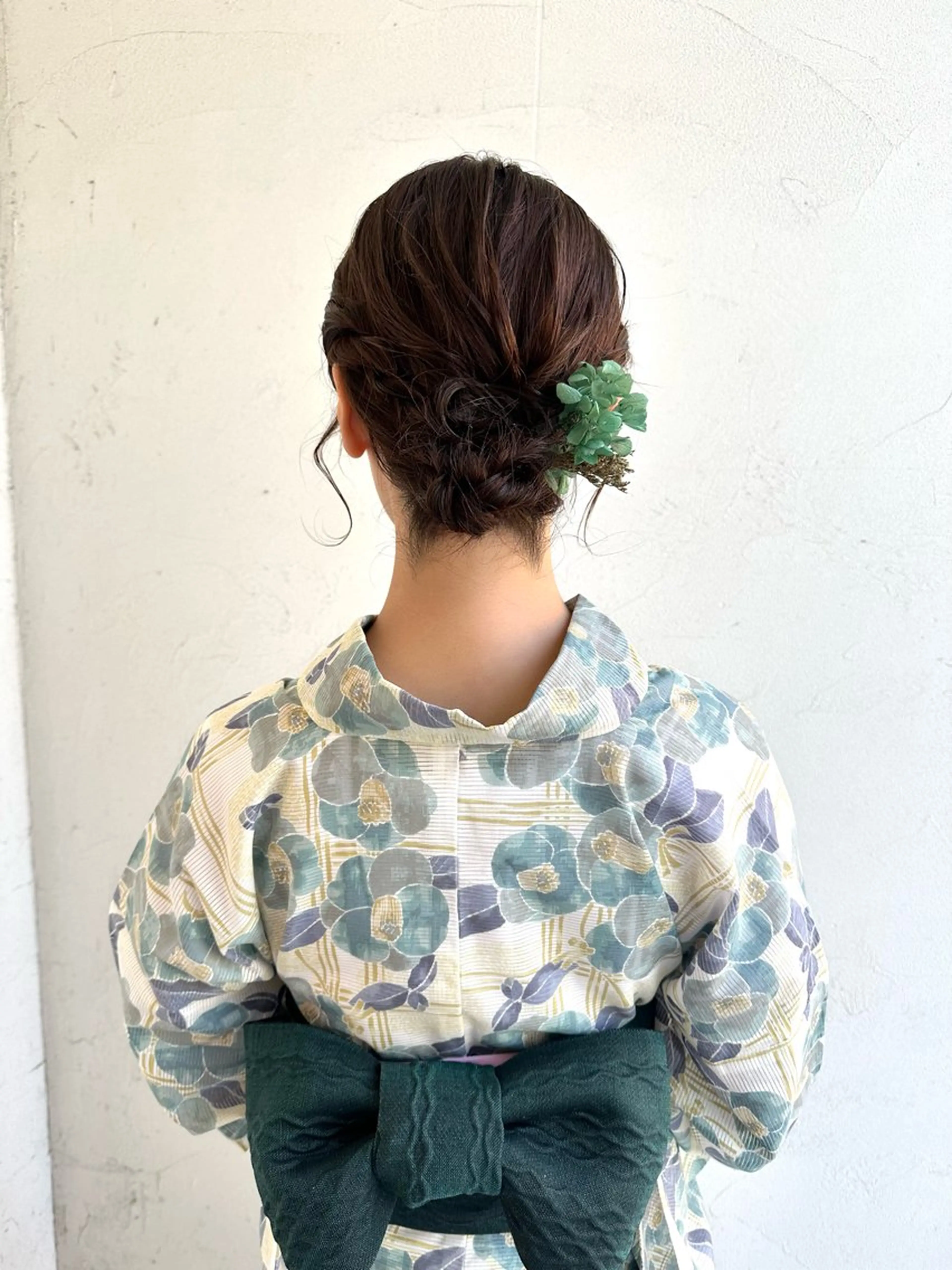 ヘアアレンジ 浴衣 永田 彩華のヘアスタイル