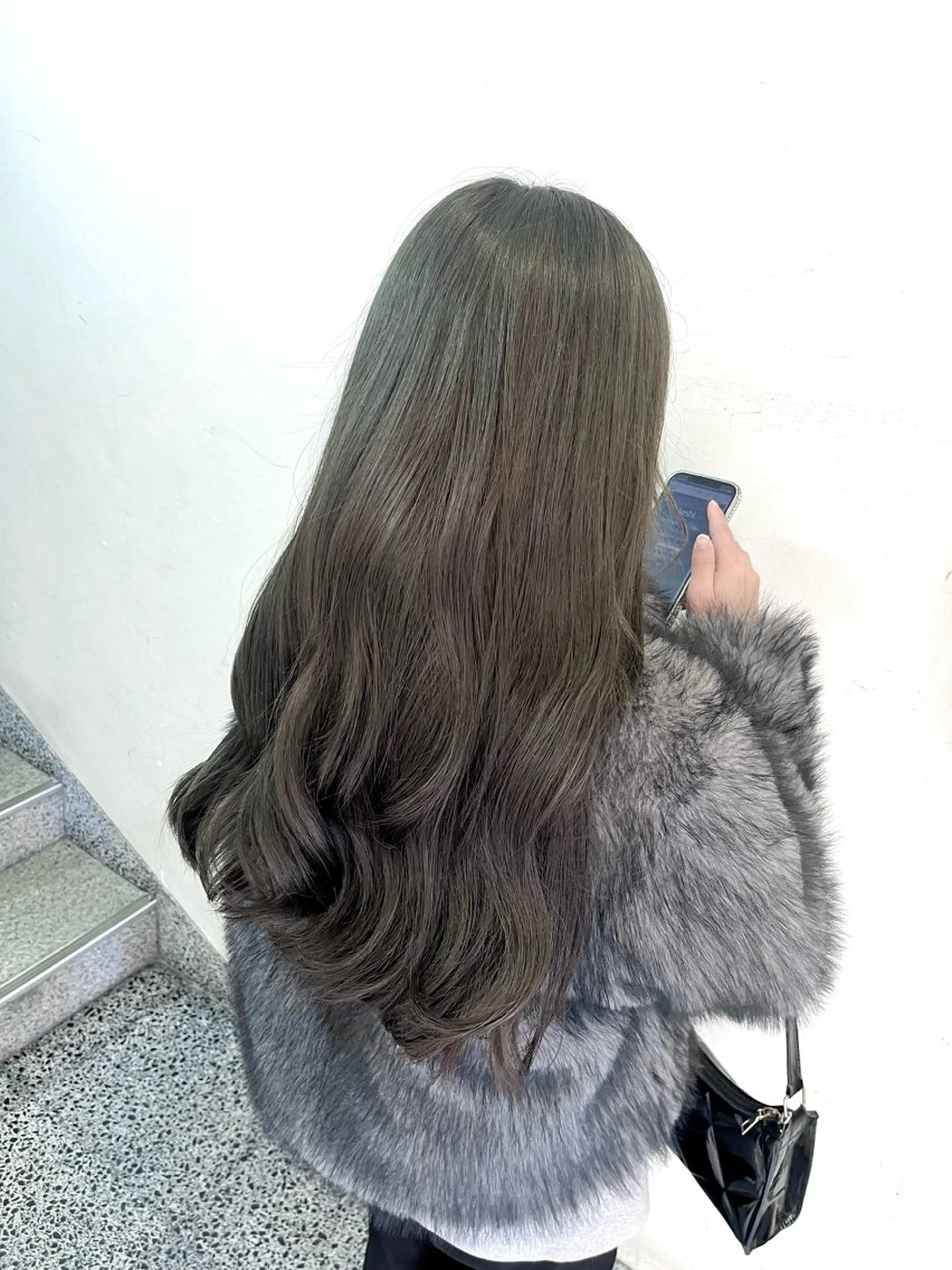 ロング カラー ベージュカラー オリーブベージュ メンズカット/ 横浜/佐藤桃香 🦥のヘアスタイル