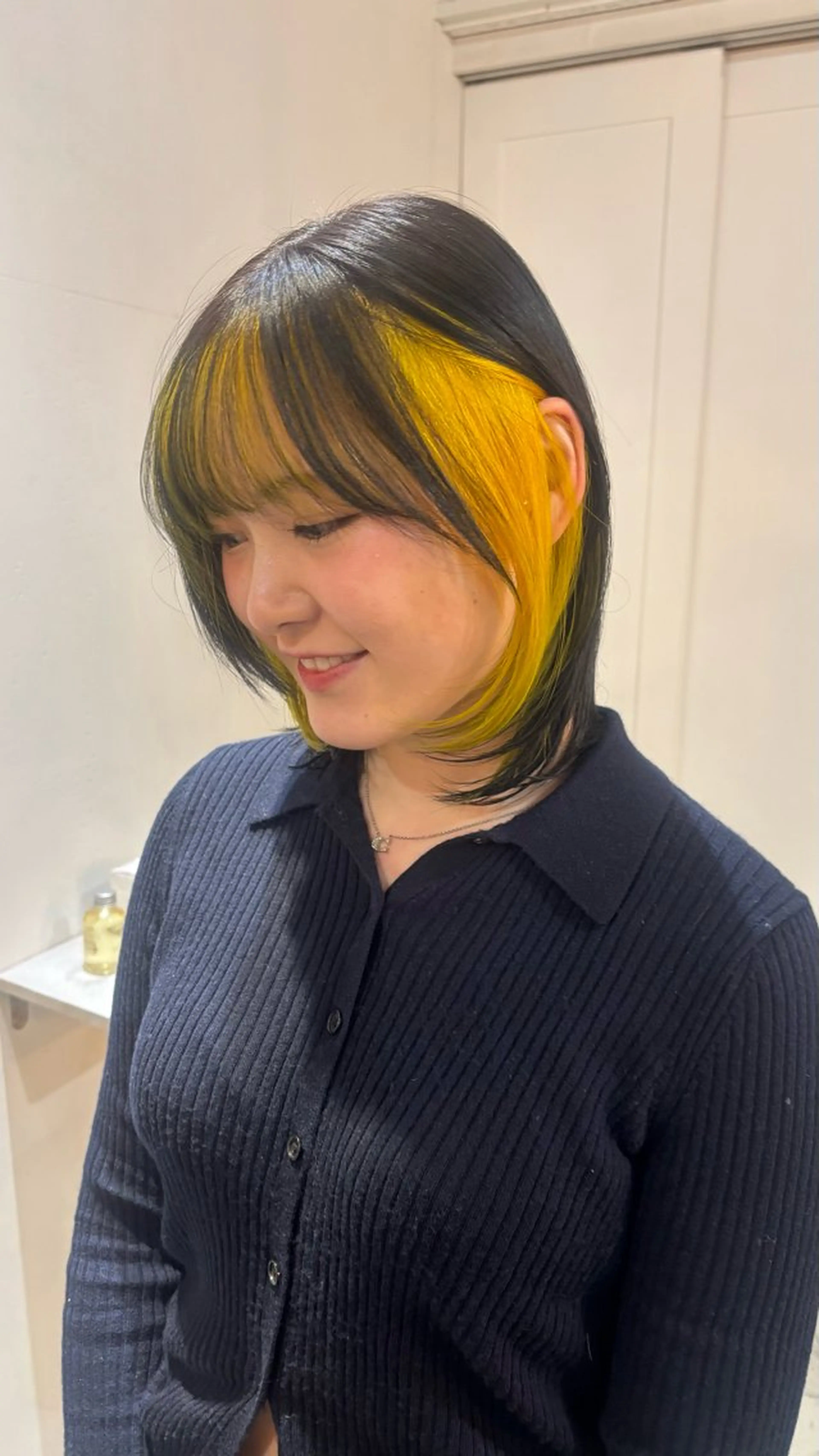 ショート イエローカラー ヘアカラー トリートメント YUKI 🌕 «ダブルカラー»のヘアスタイル