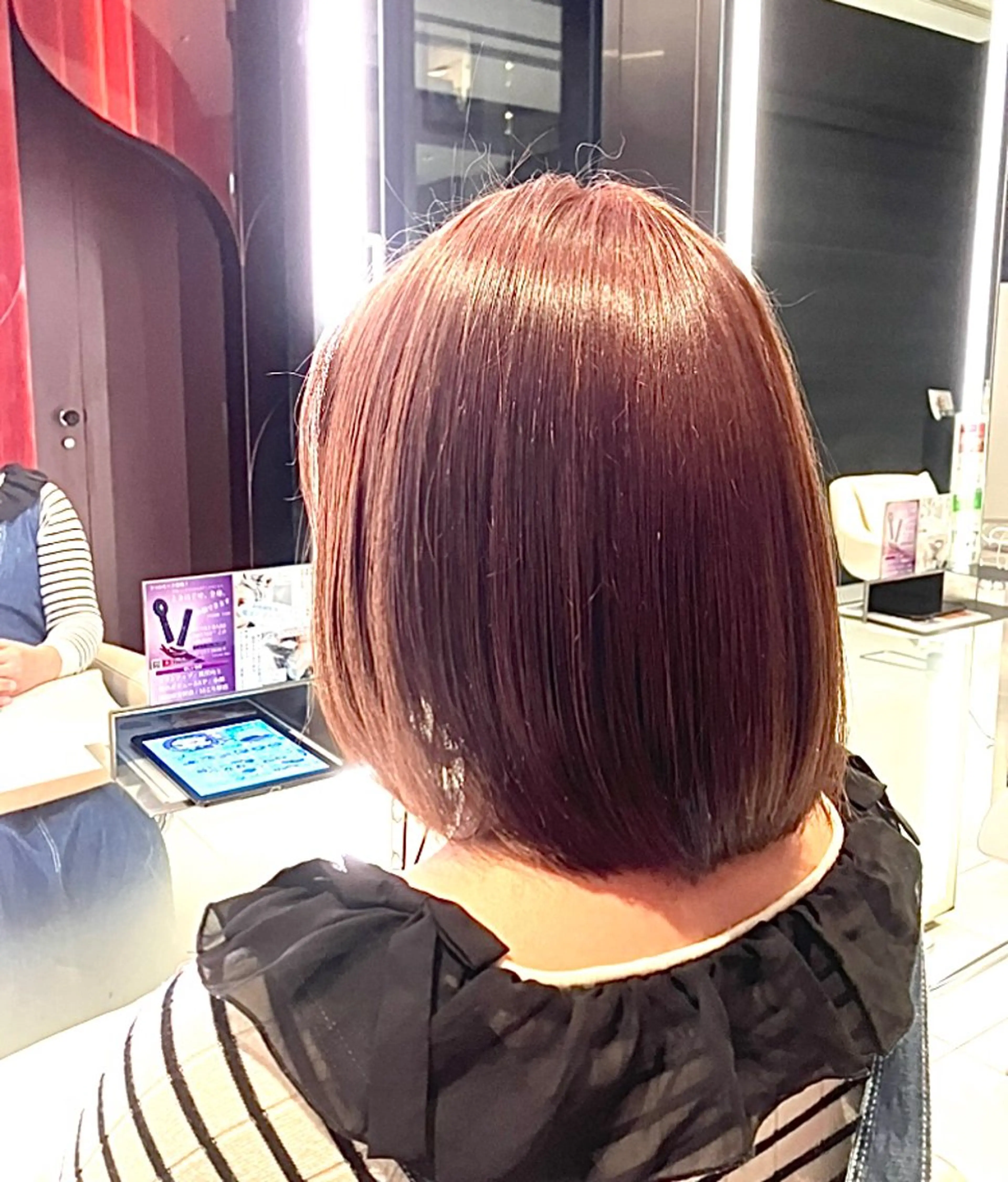 ミディアム ボブ 髪質改善 トリートメント ウルフ・ハイレイヤー 🌟ナカノ・ユウヤのヘアスタイル