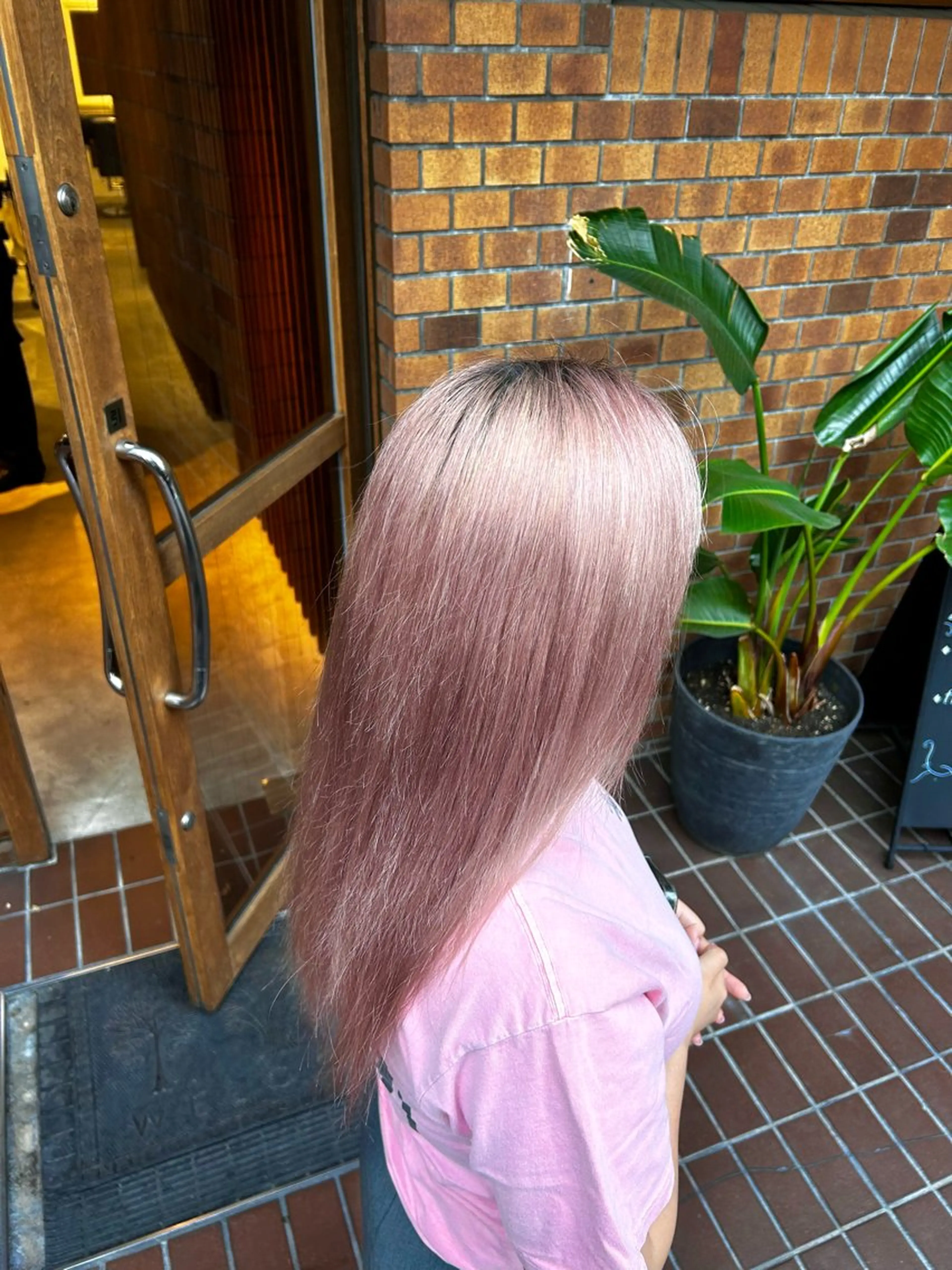 ロング カラー ピンクカラー ✂ショート・ボブ専門 顔型診断✂岩崎祥之のヘアスタイル